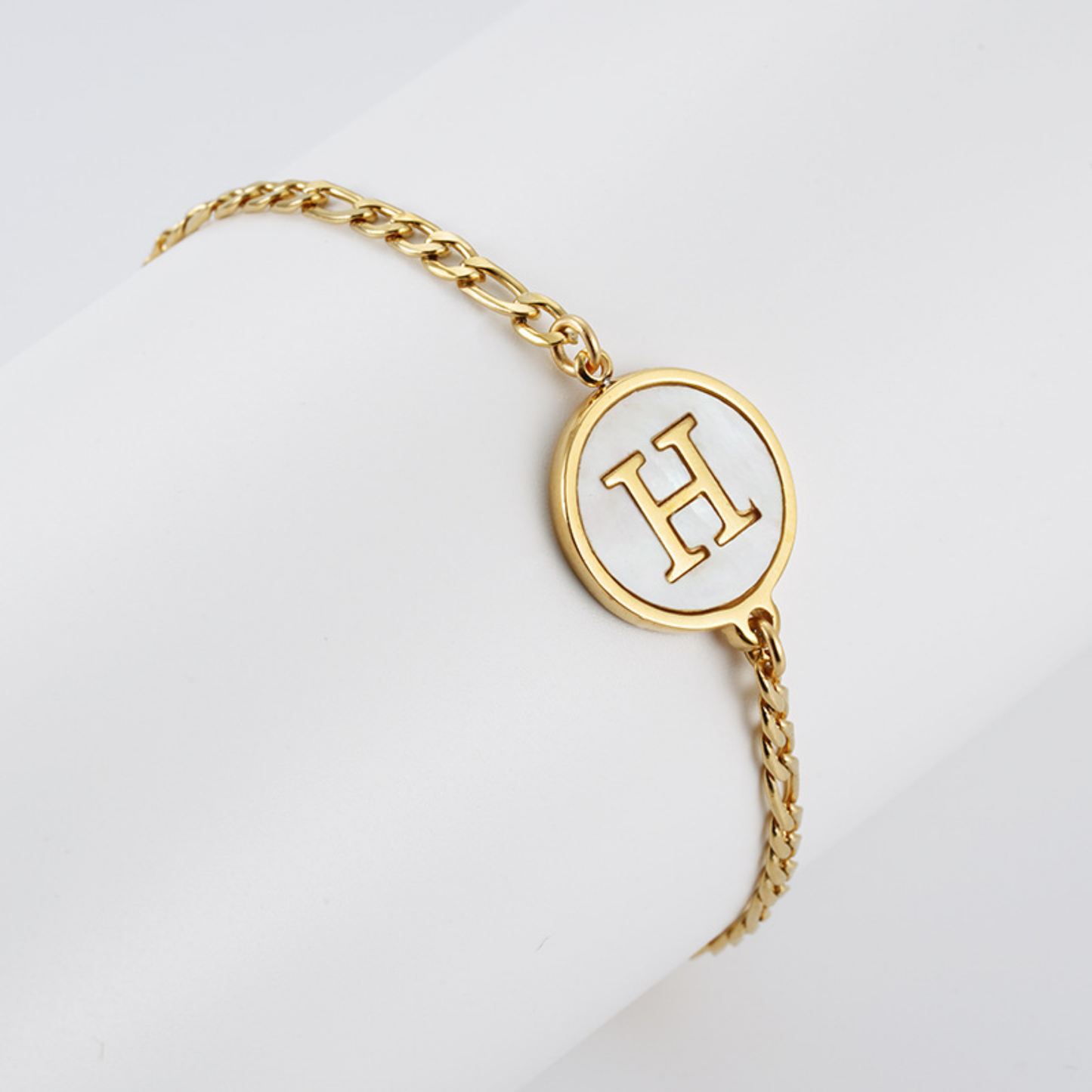 RICCARDI - "Chic Vintage Initial" BRACELET