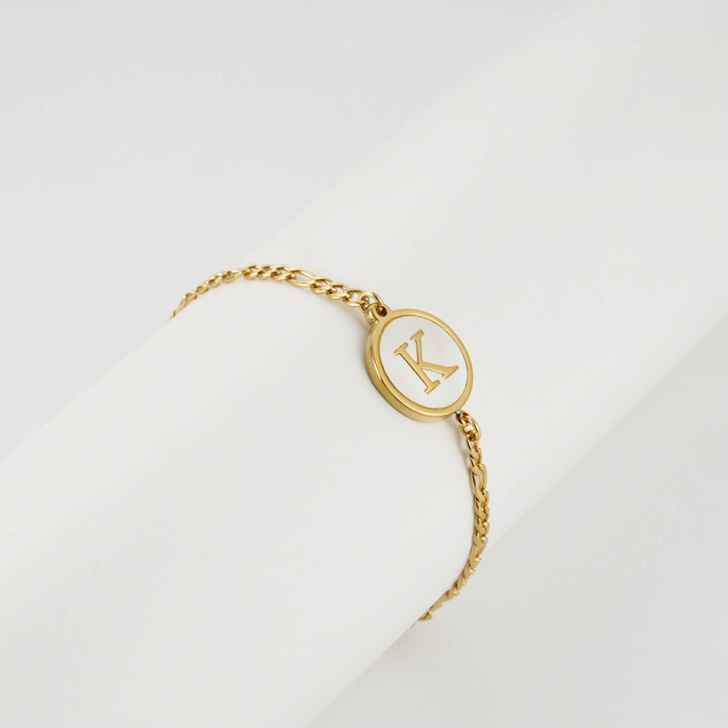 RICCARDI - "Chic Vintage Initial" BRACELET