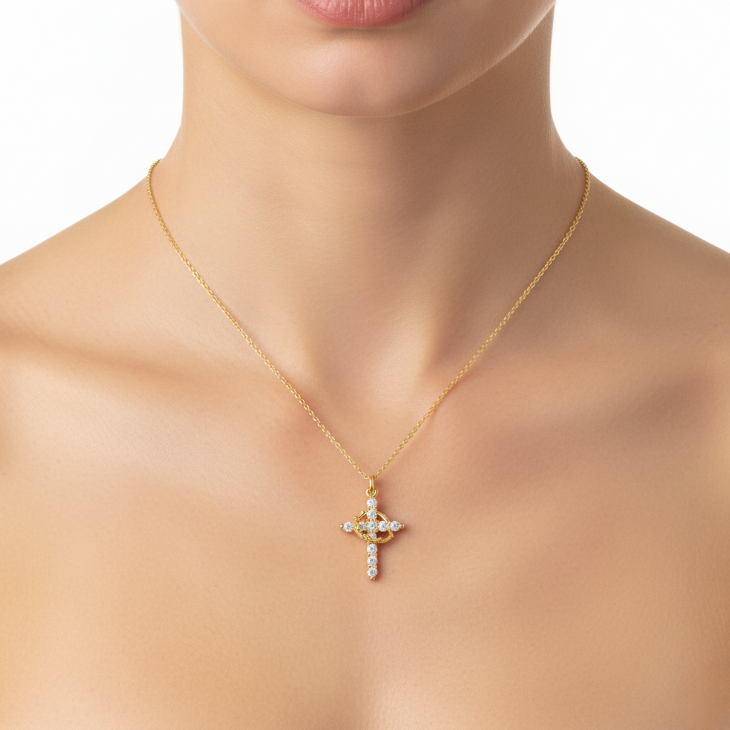 RICCARDI - "The Eternal Cross" NECKLACE