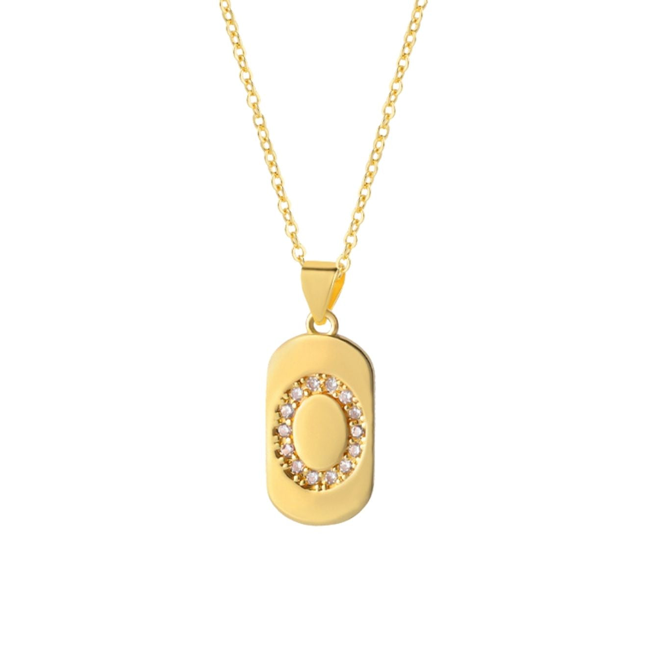 Initial Necklace "Glow"