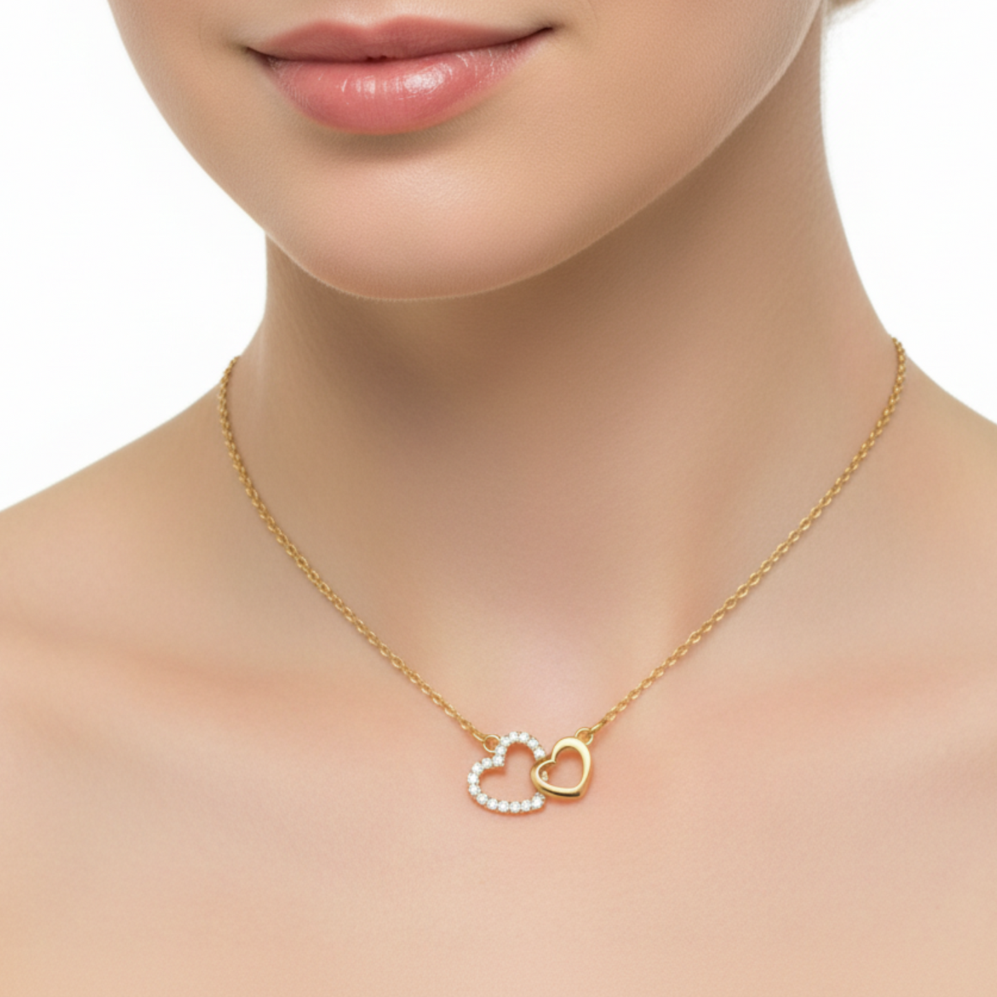 RICCARDI - "Double Love" NECKLACE