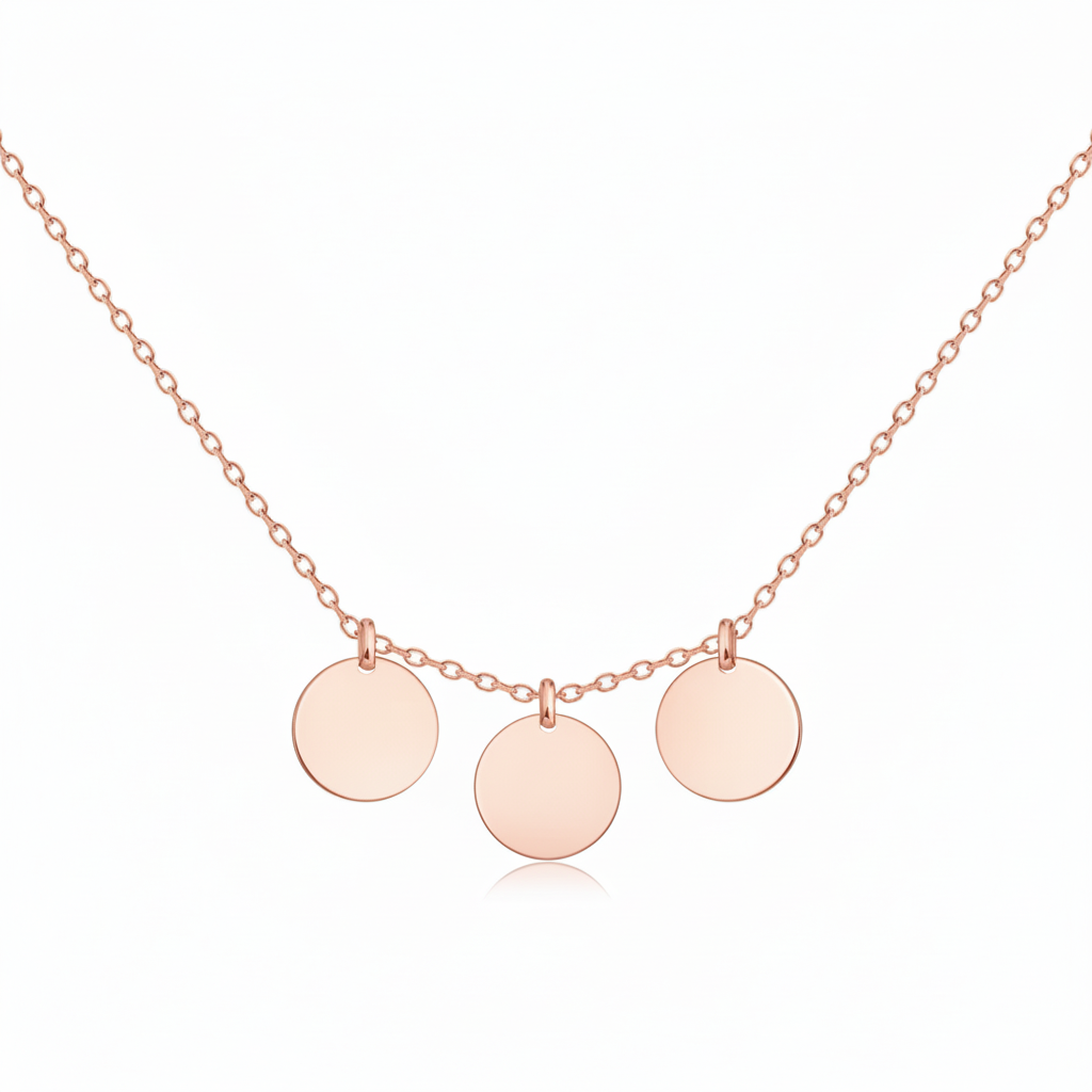 Initial Necklace “Initial disc”