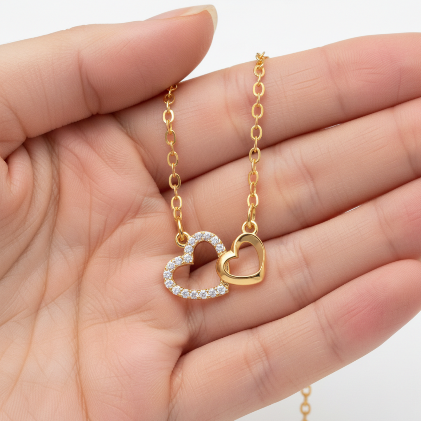 RICCARDI - "Double Love" NECKLACE