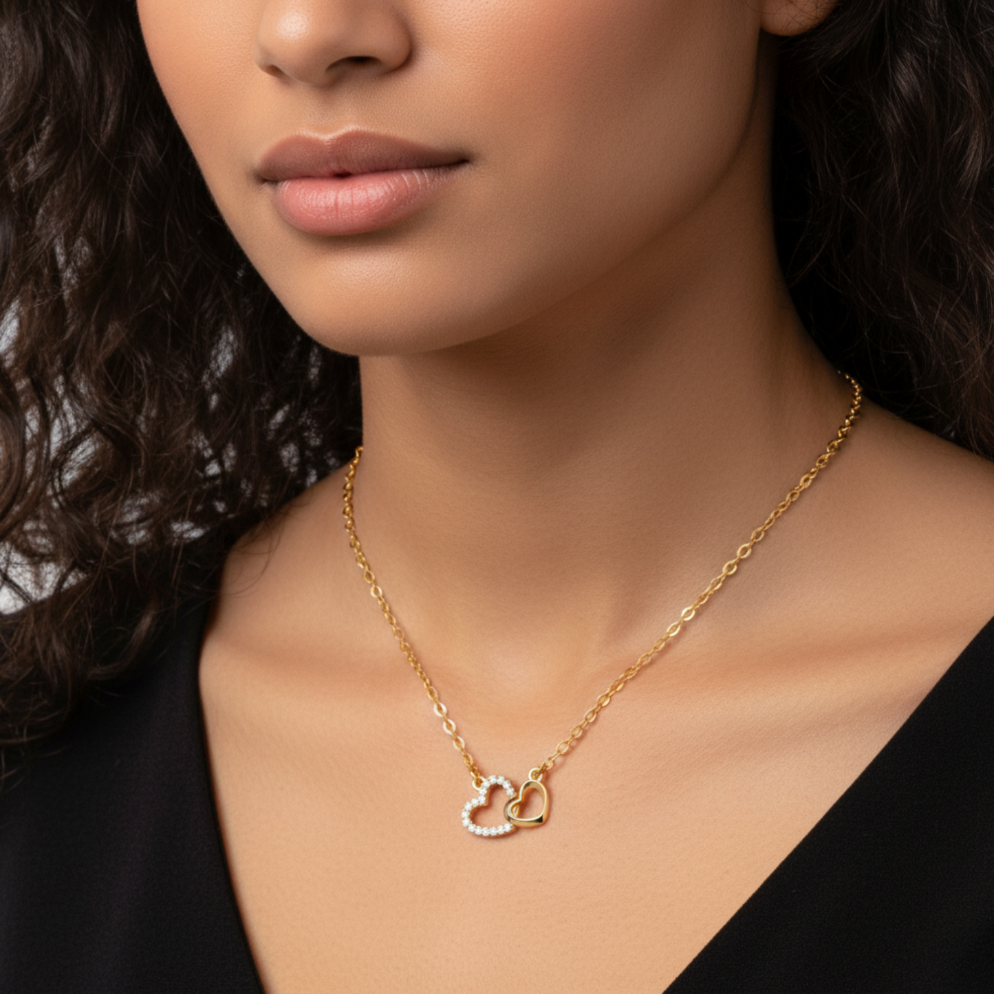 RICCARDI - "Double Love" NECKLACE