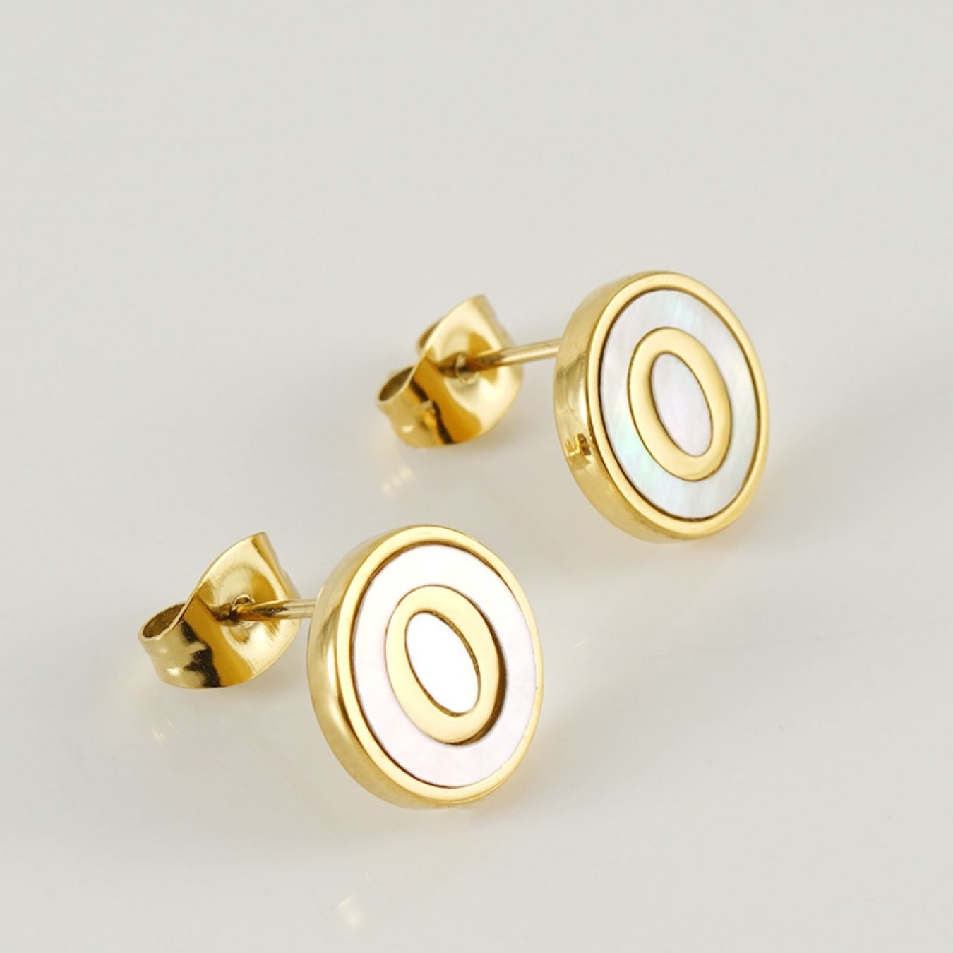 Initial Earrings "Vintage"