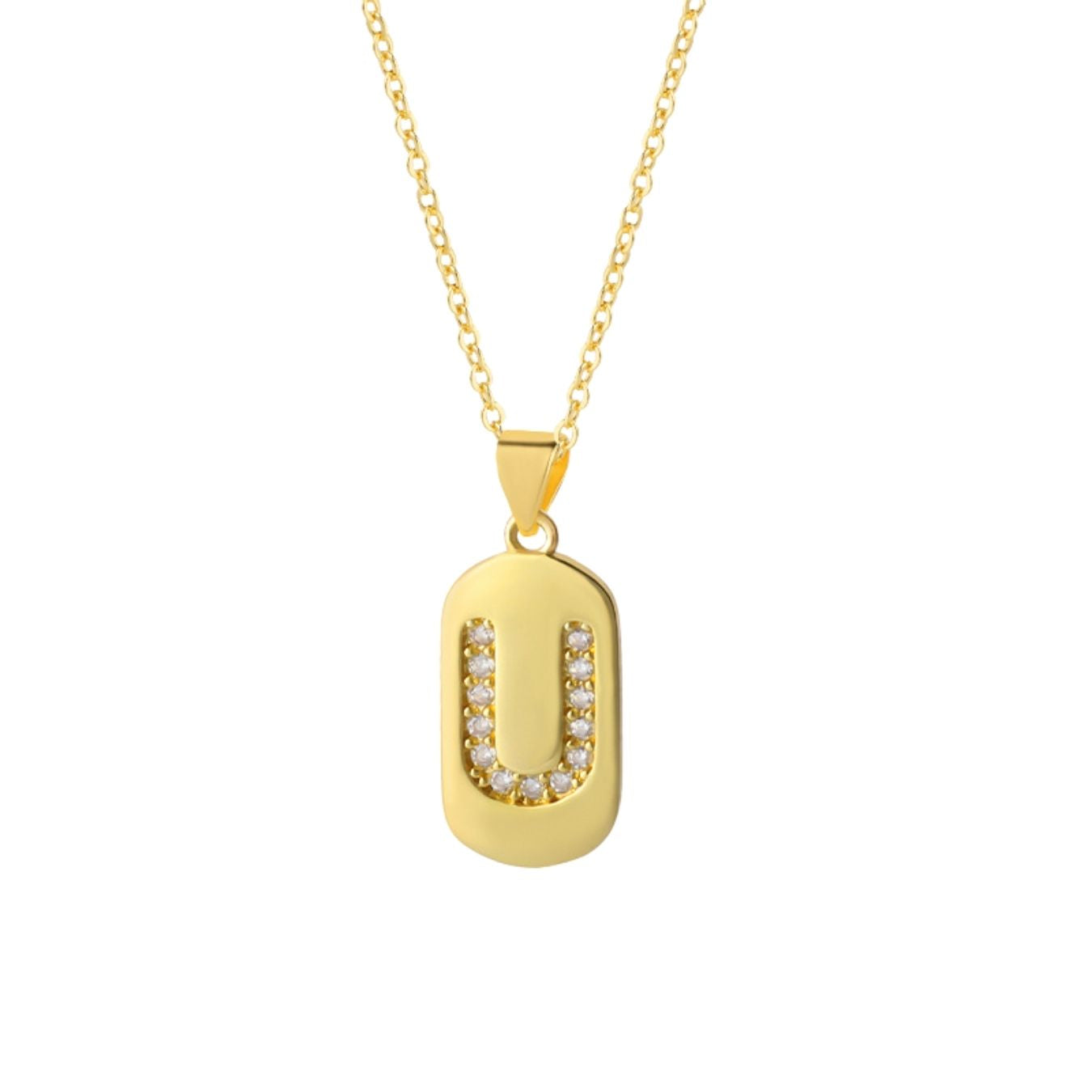 Initial Necklace "Glow"