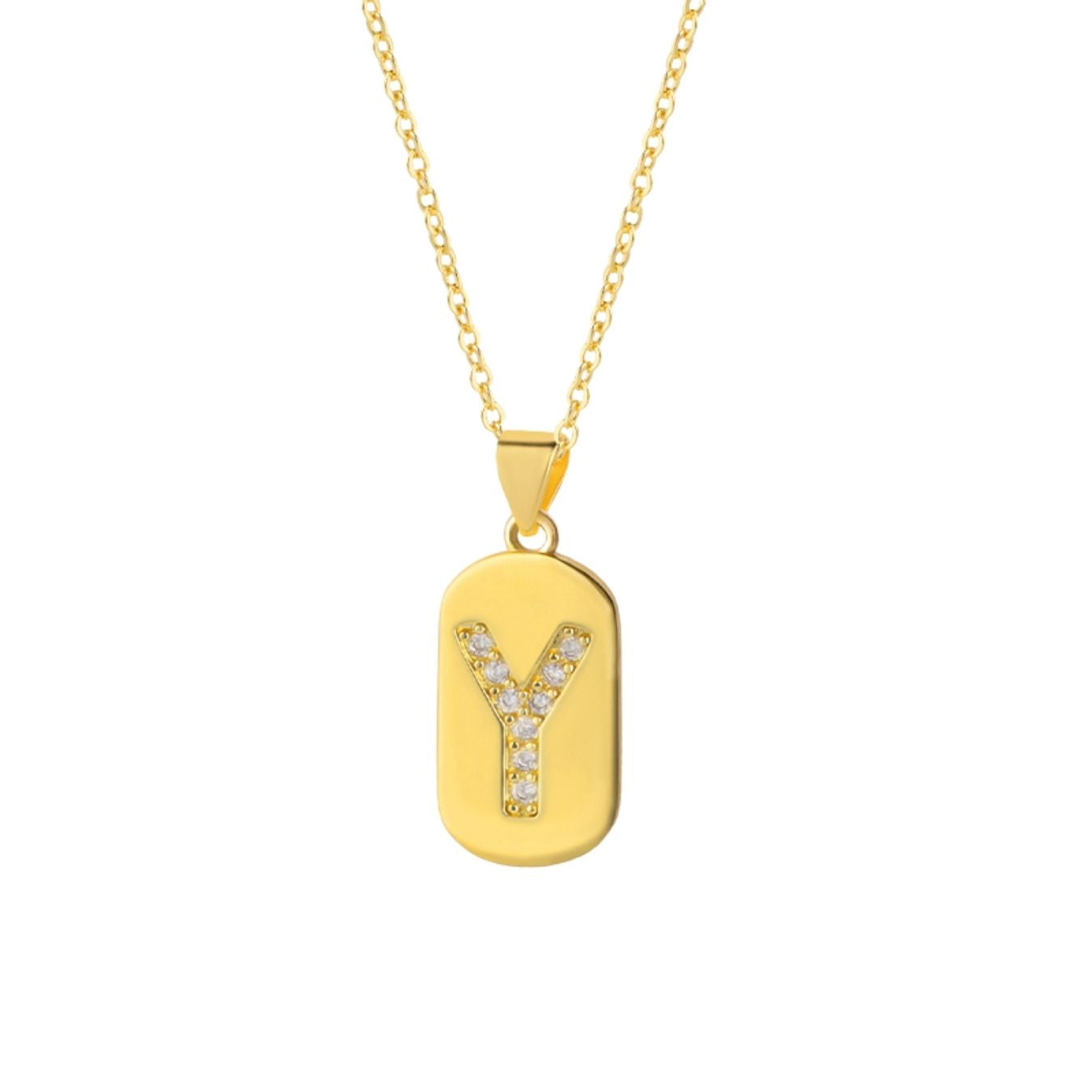 Initial Necklace "Glow"