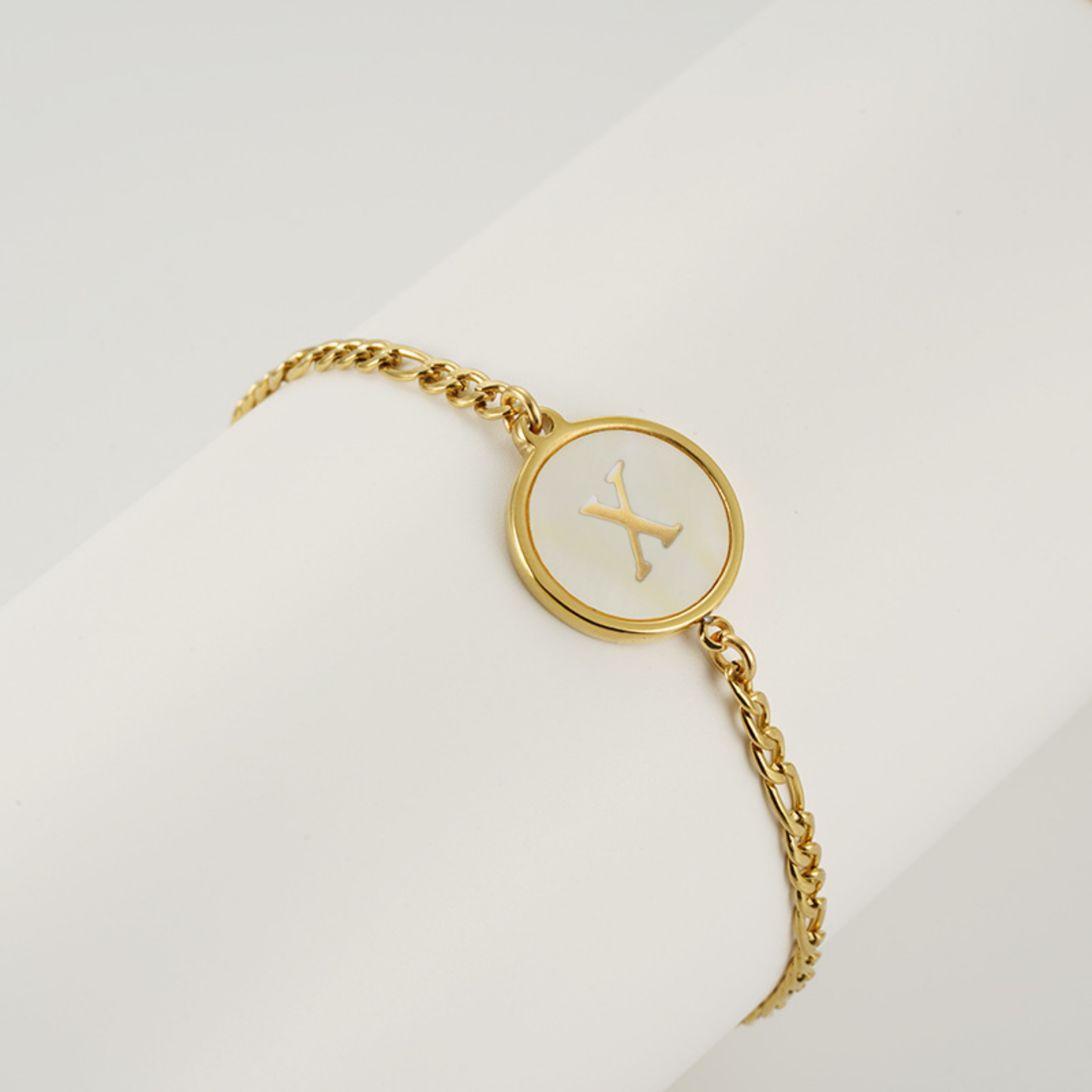 RICCARDI - "Chic Vintage Initial" BRACELET