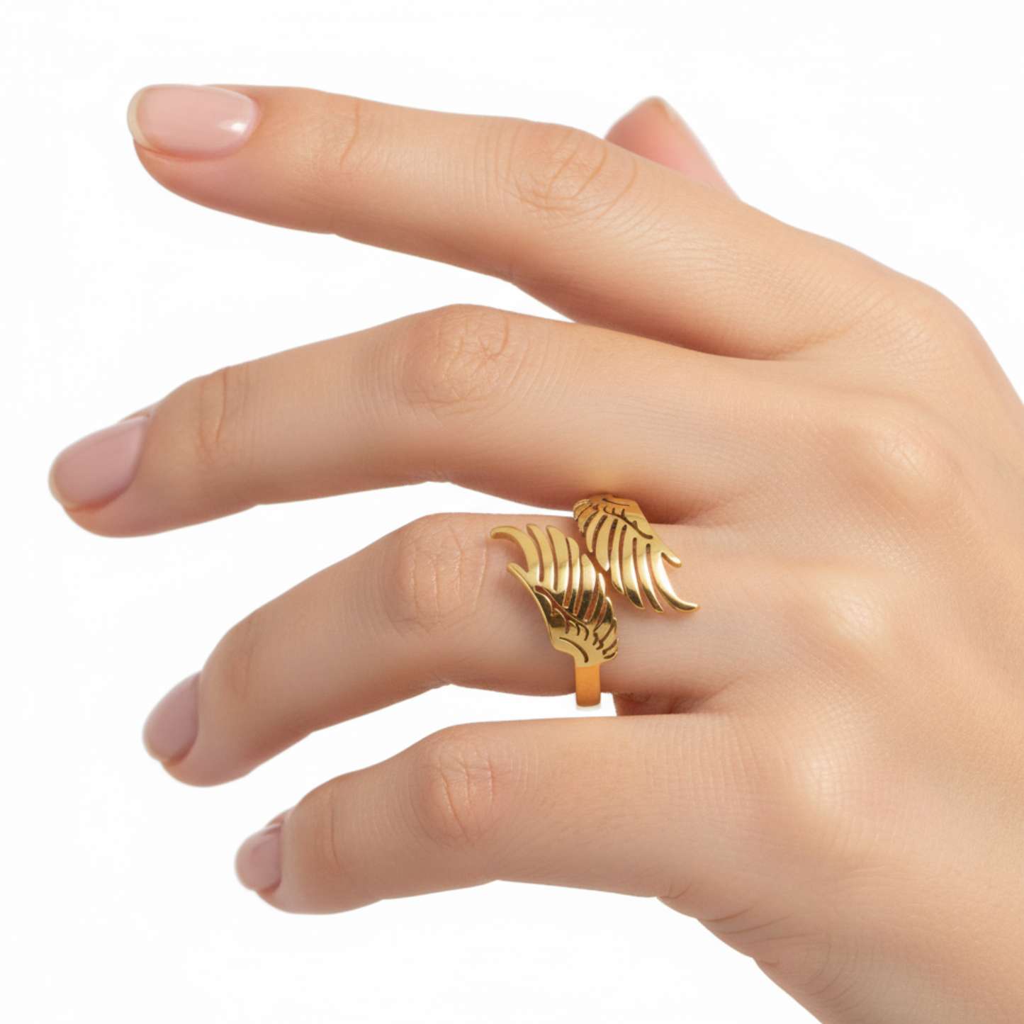 RICCARDI - "Angel wings" ADJUSTABLE RING