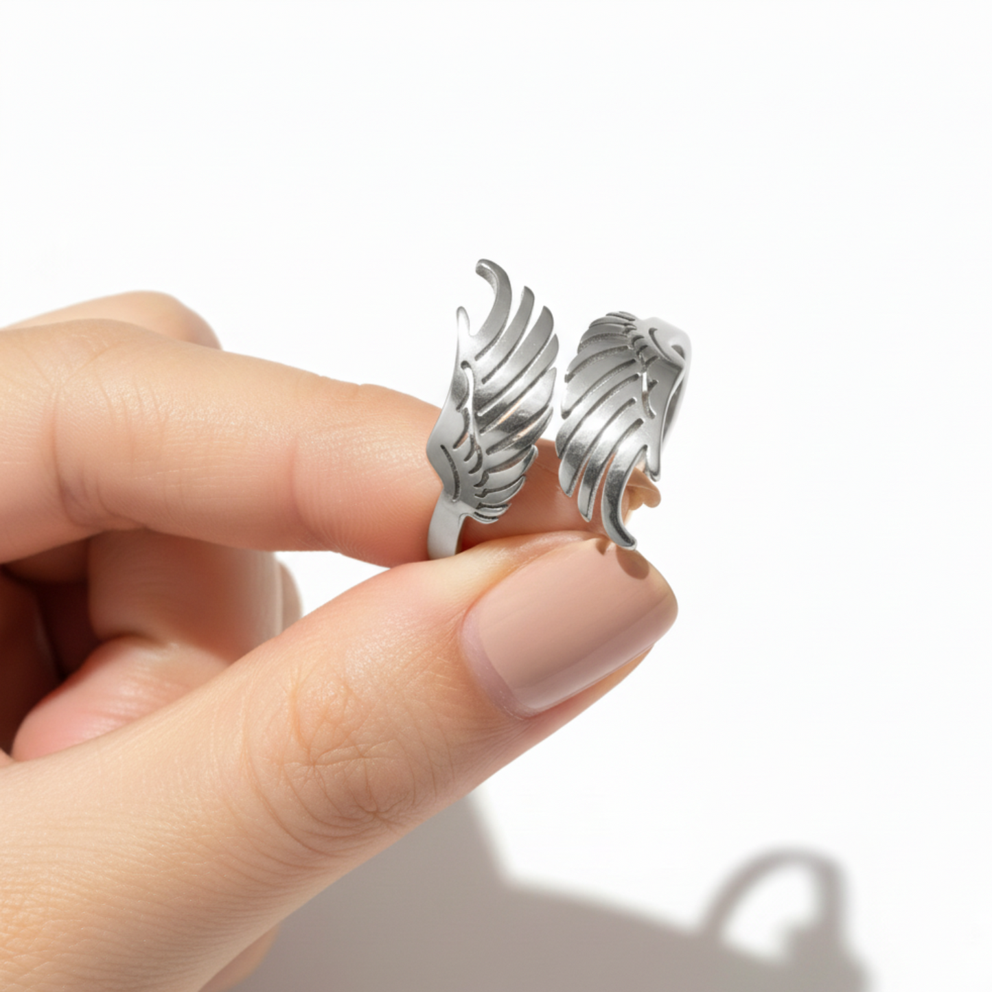 RICCARDI - "Angel wings" ADJUSTABLE RING