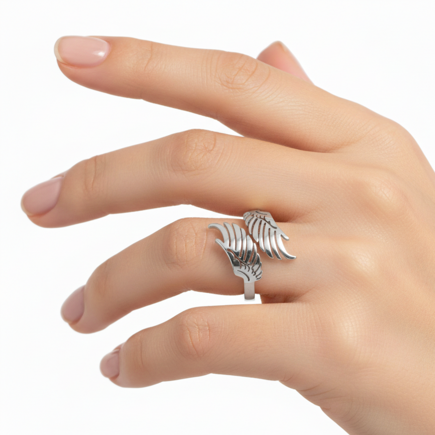 RICCARDI - "Angel wings" ADJUSTABLE RING