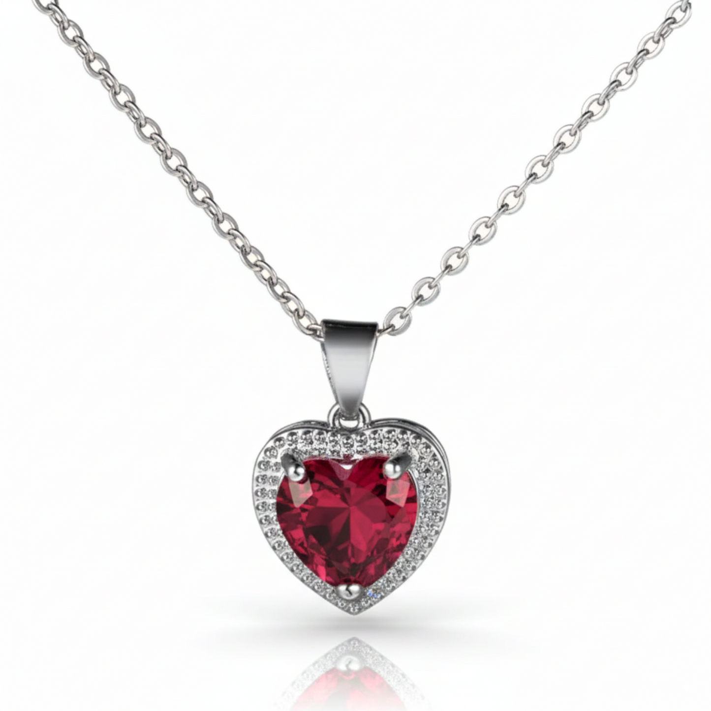RICCARDI - "Red Radiance" NECKLACE