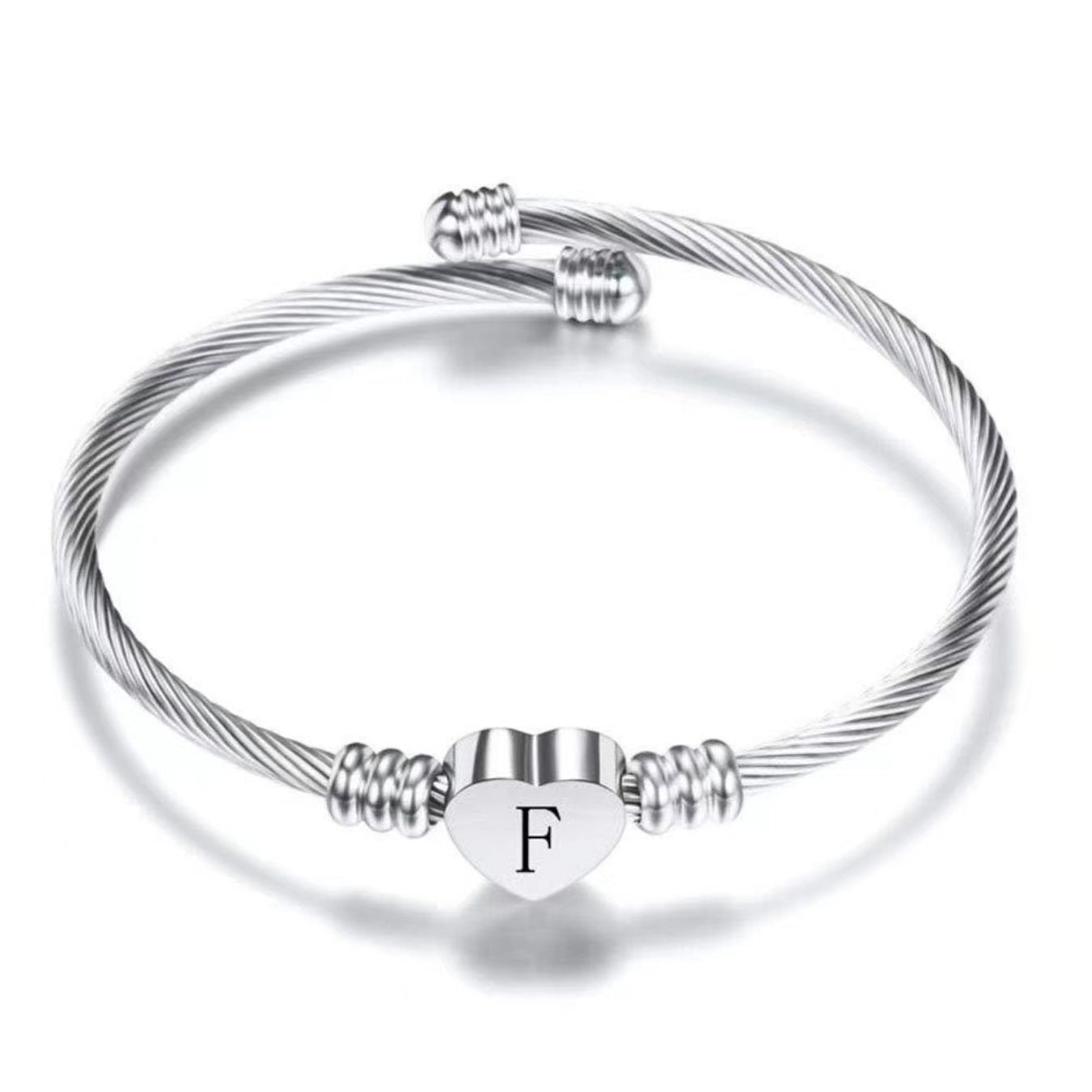Initial Bracelet "Heart"