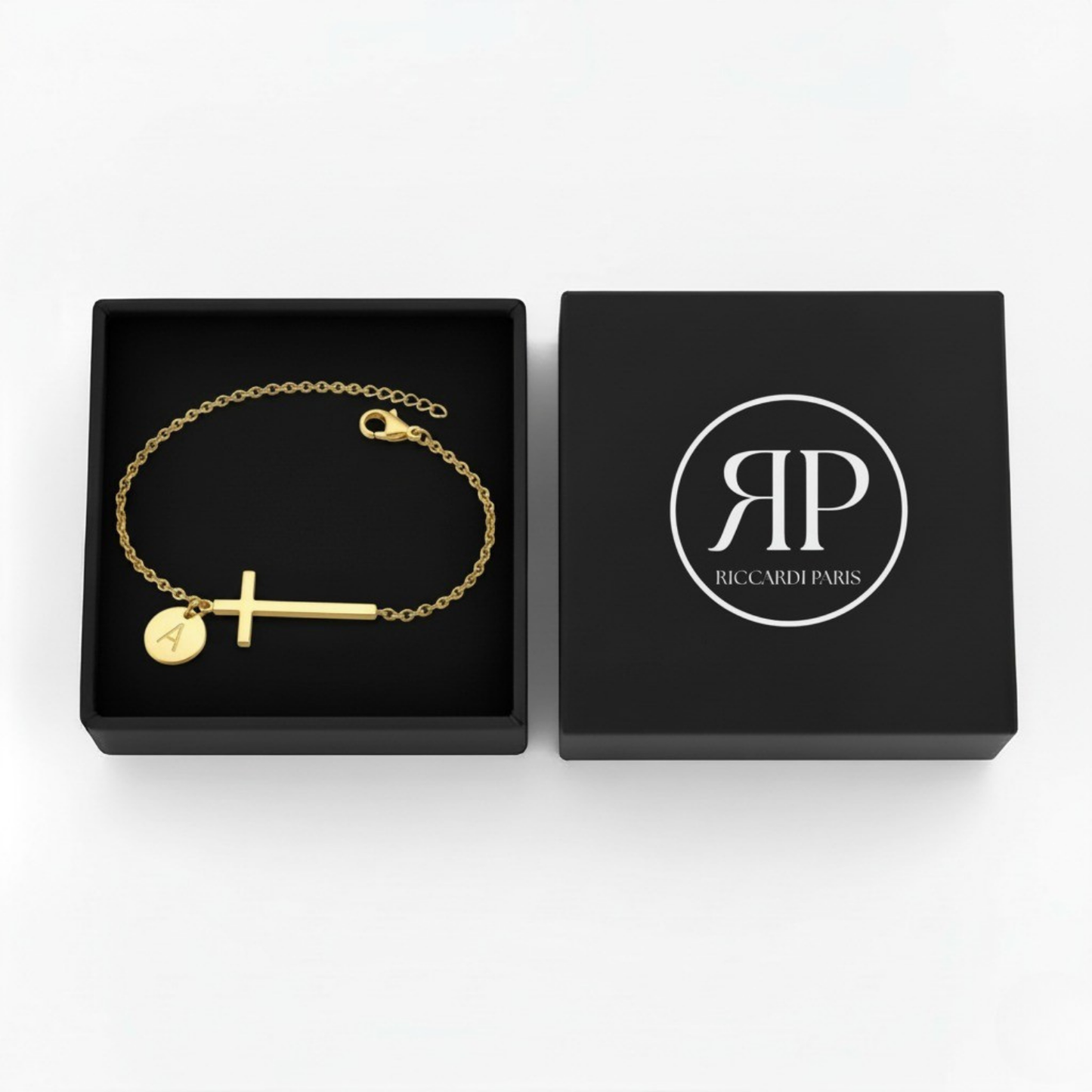 Initial Bracelet "Cross"