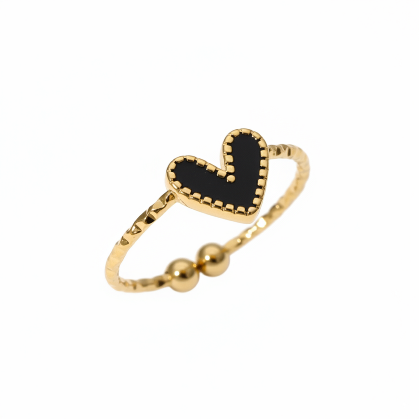 RICCARDI - "Luna Heart" ADJUSTABLE RING