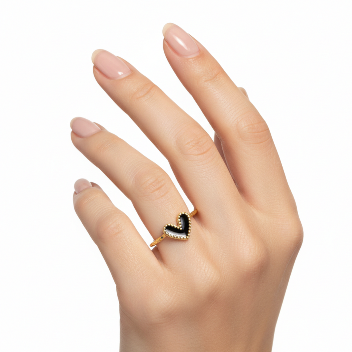 RICCARDI - "Luna Heart" ADJUSTABLE RING