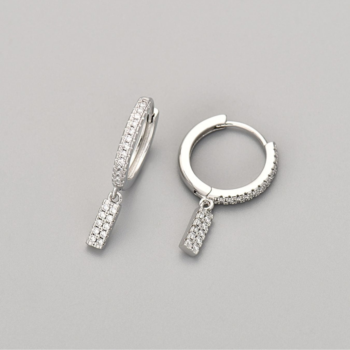 Initial Earrings "Crystal"