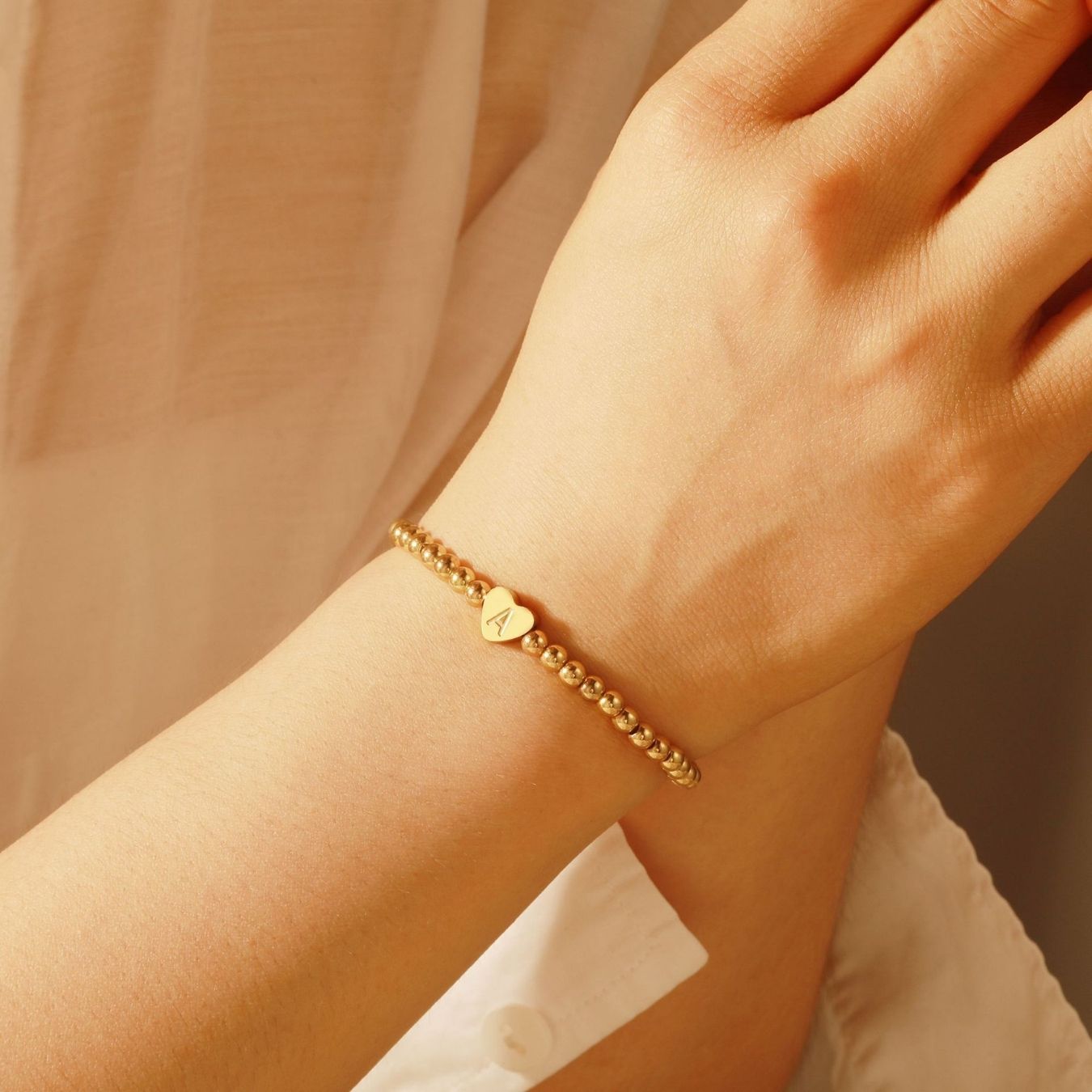 Initial Bracelet "Pearly"