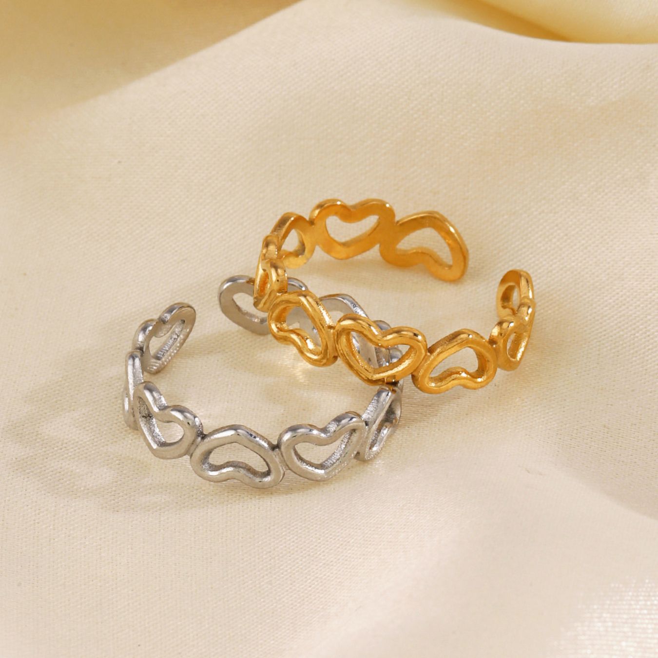 RICCARDI – "Love Link" ADJUSTABLE RING