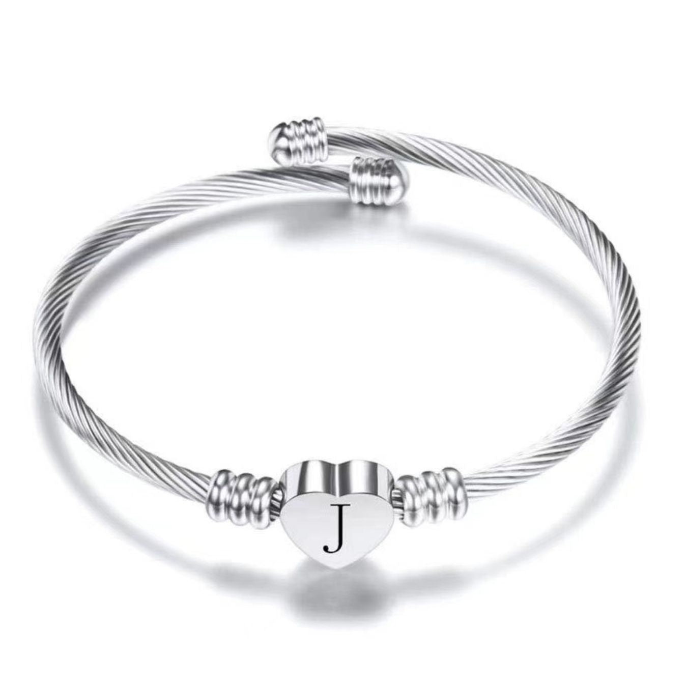 Initial Bracelet "Heart"
