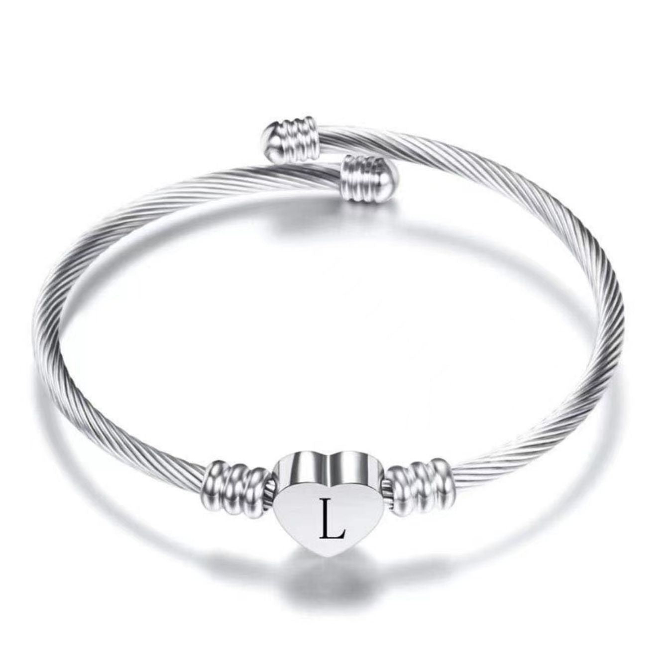 Initial Bracelet "Heart"