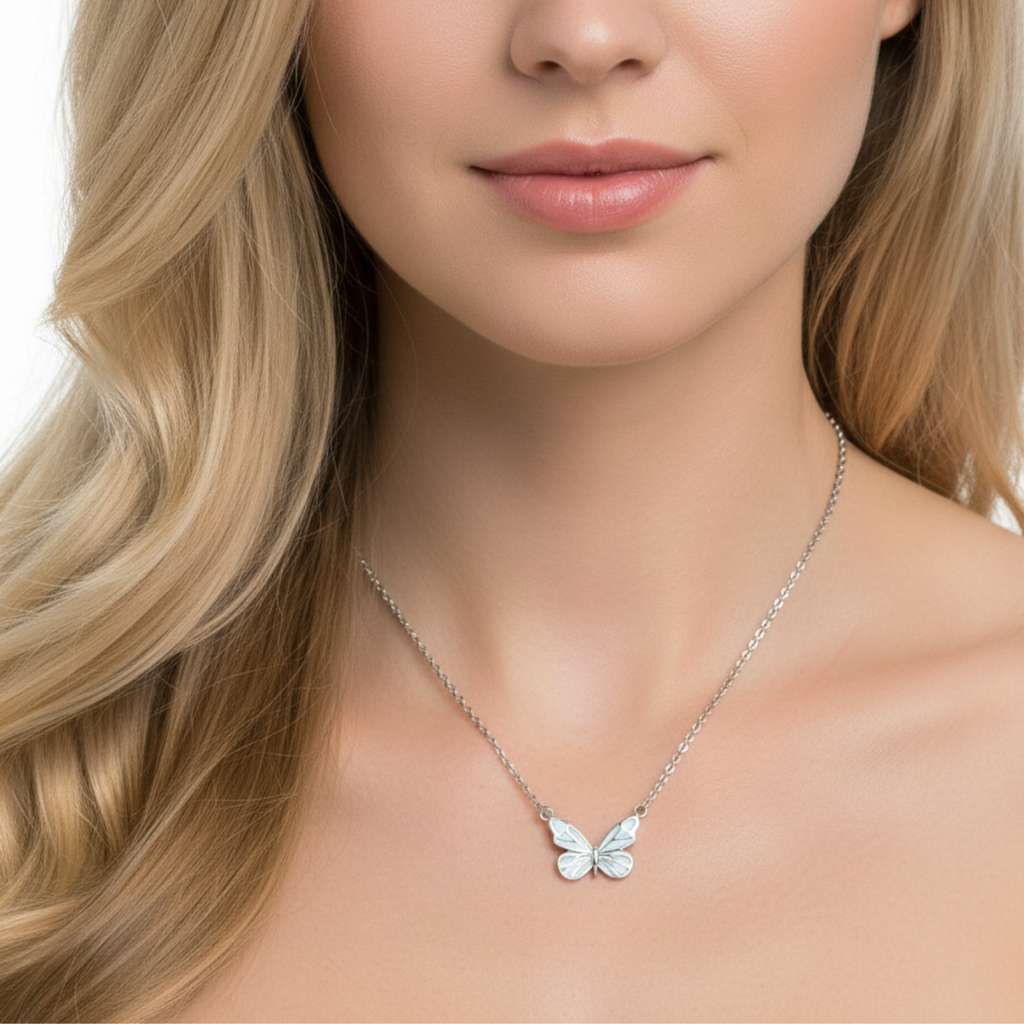 RICCARDI - "Luminous Butterfly" NECKLACE