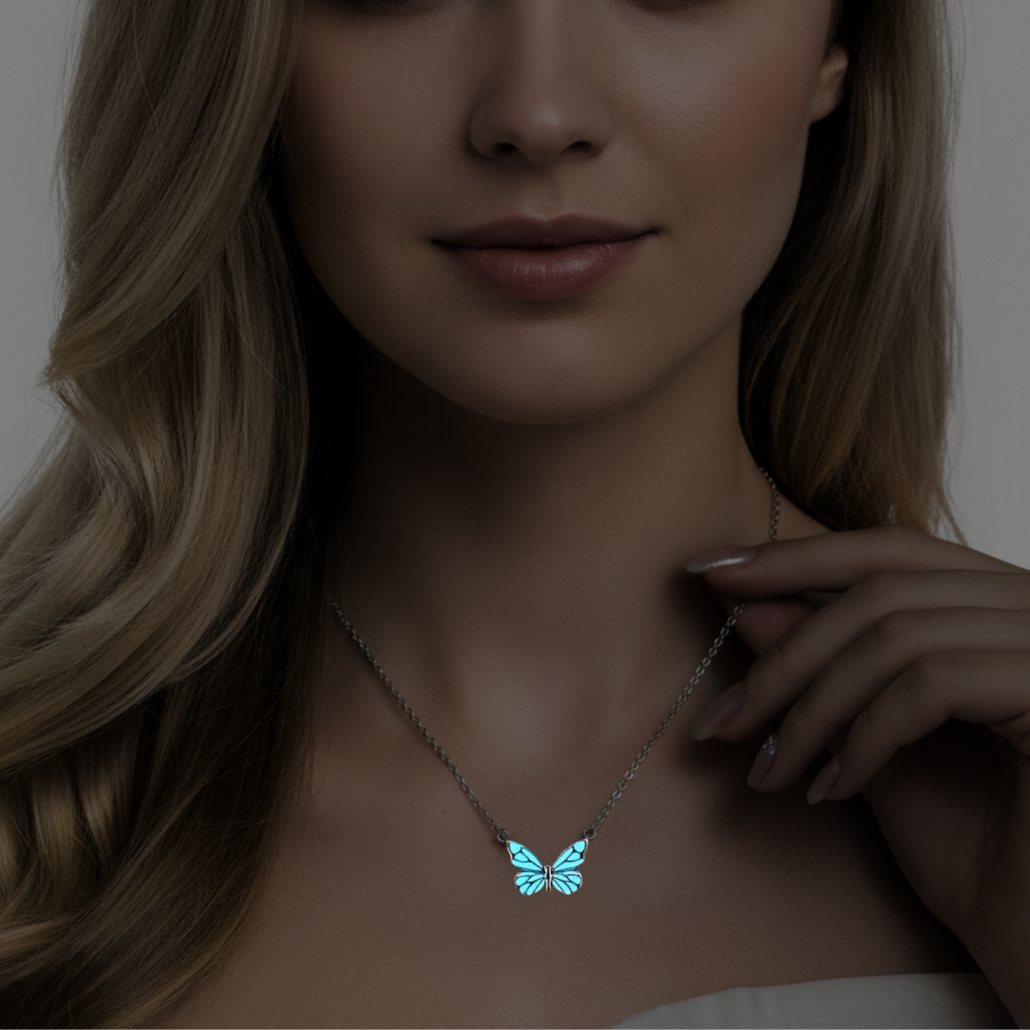 RICCARDI - "Luminous Butterfly" NECKLACE