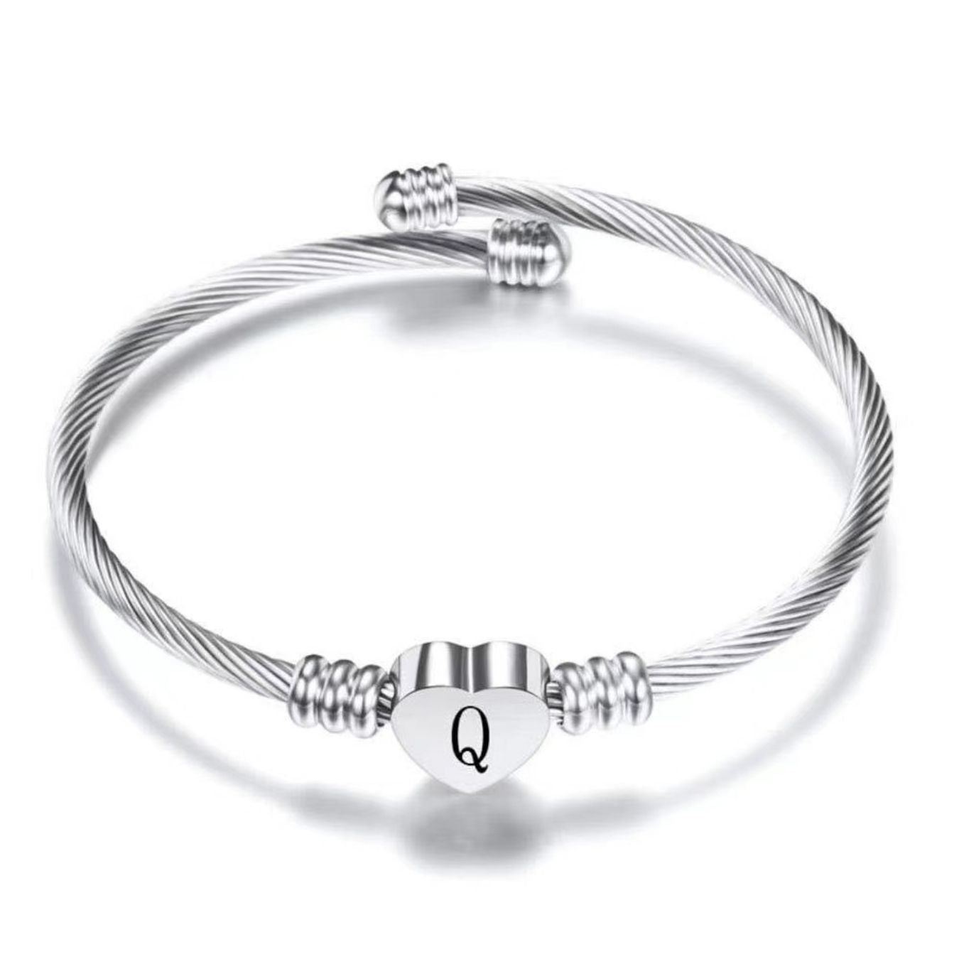 Initial Bracelet "Heart"