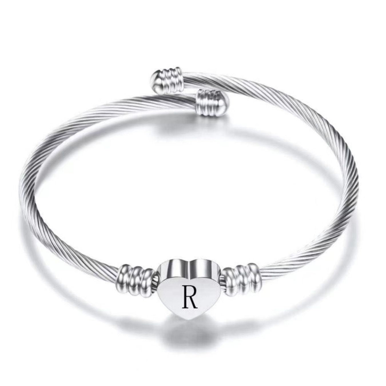 Initial Bracelet "Heart"