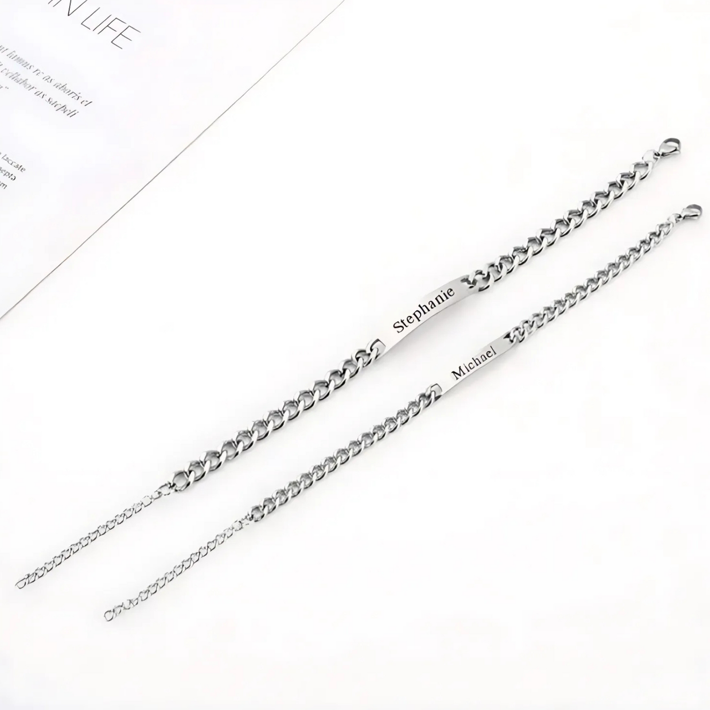 RICCARDI - "Love Locked" CUSTOM MATCHING BRACELETS SET