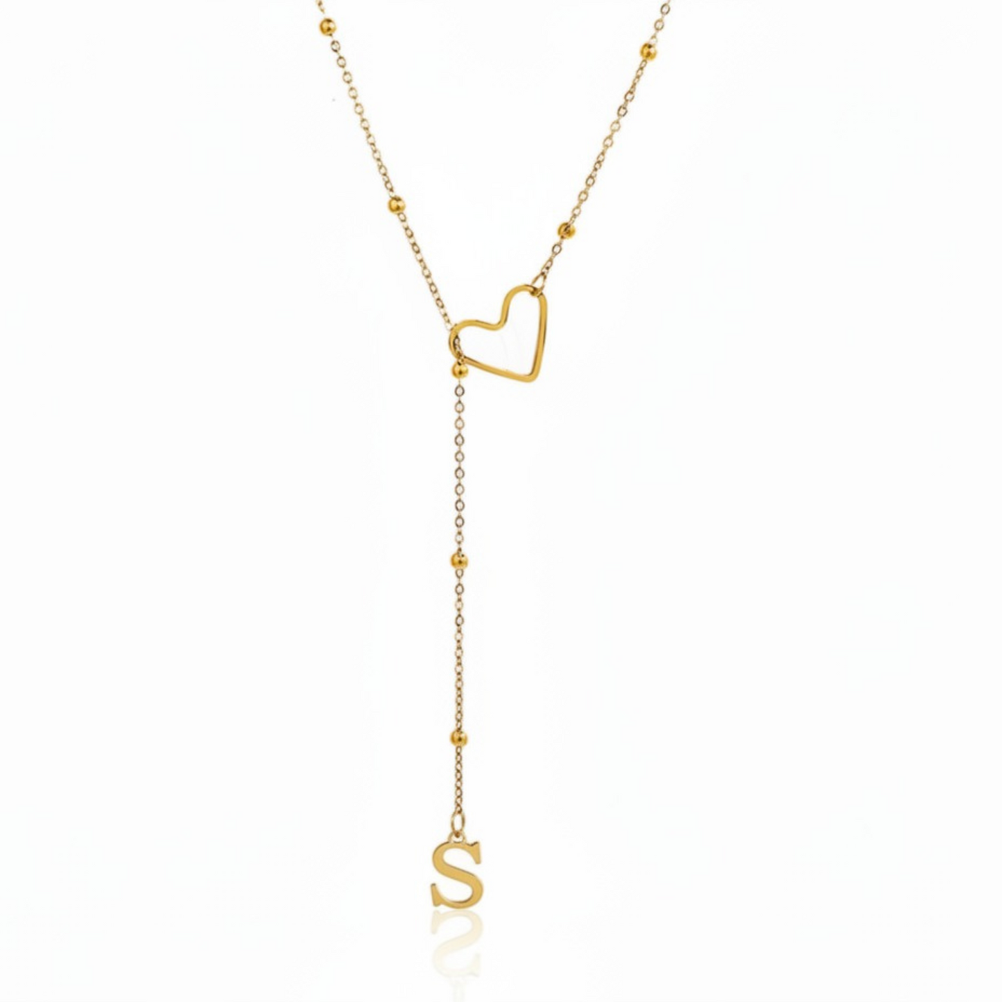 Initial Necklace "In Love"