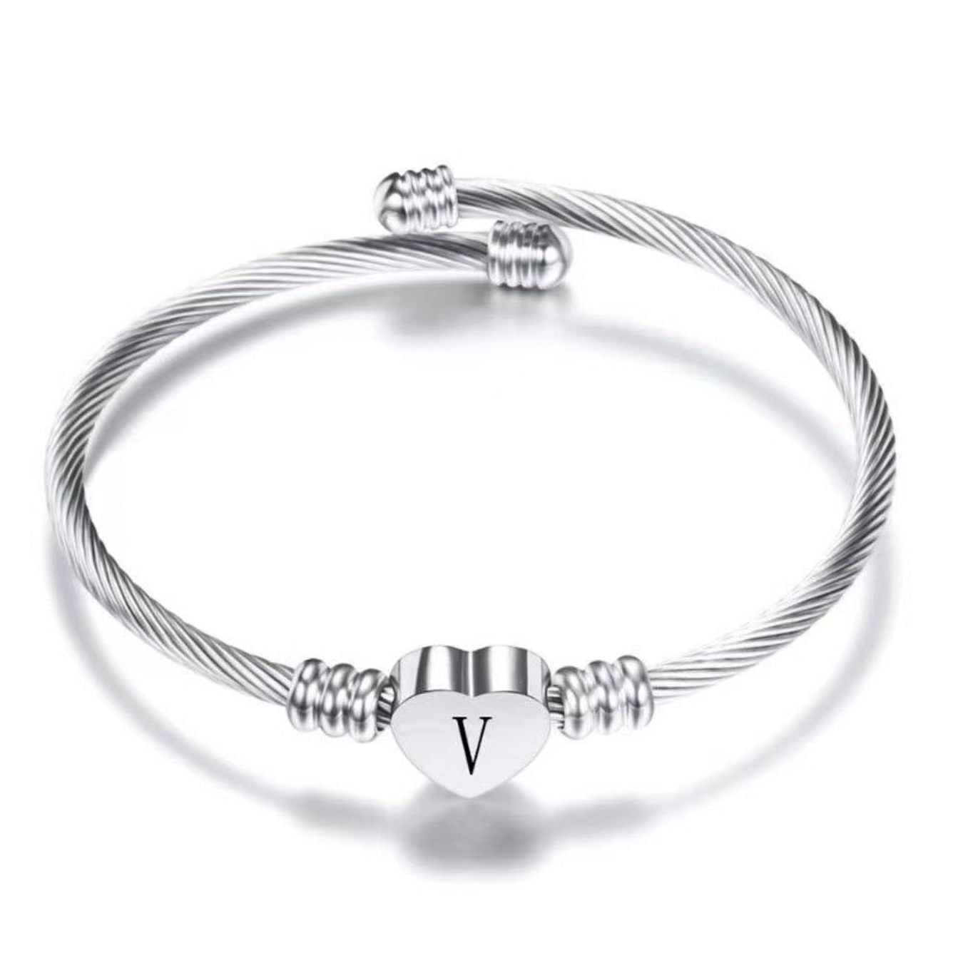 Initial Bracelet "Heart"