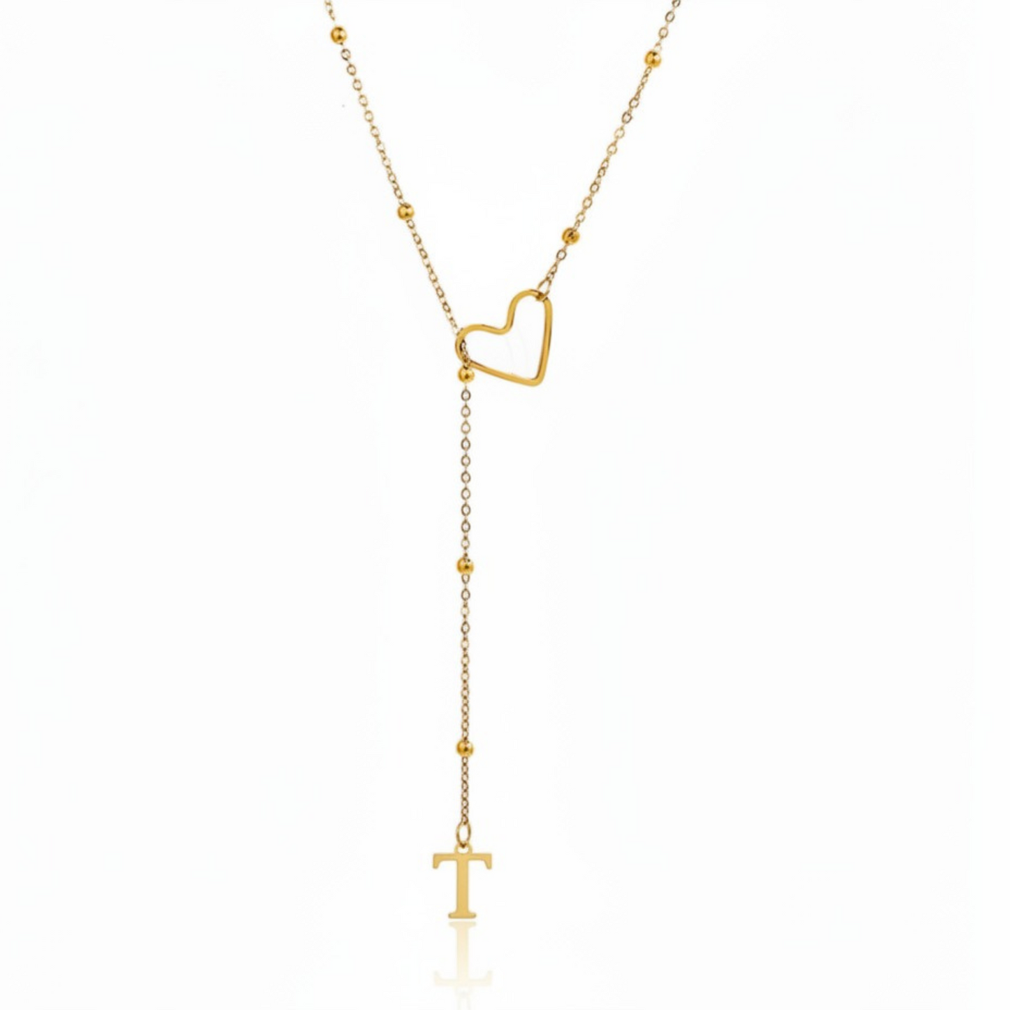 Initial Necklace "In Love"