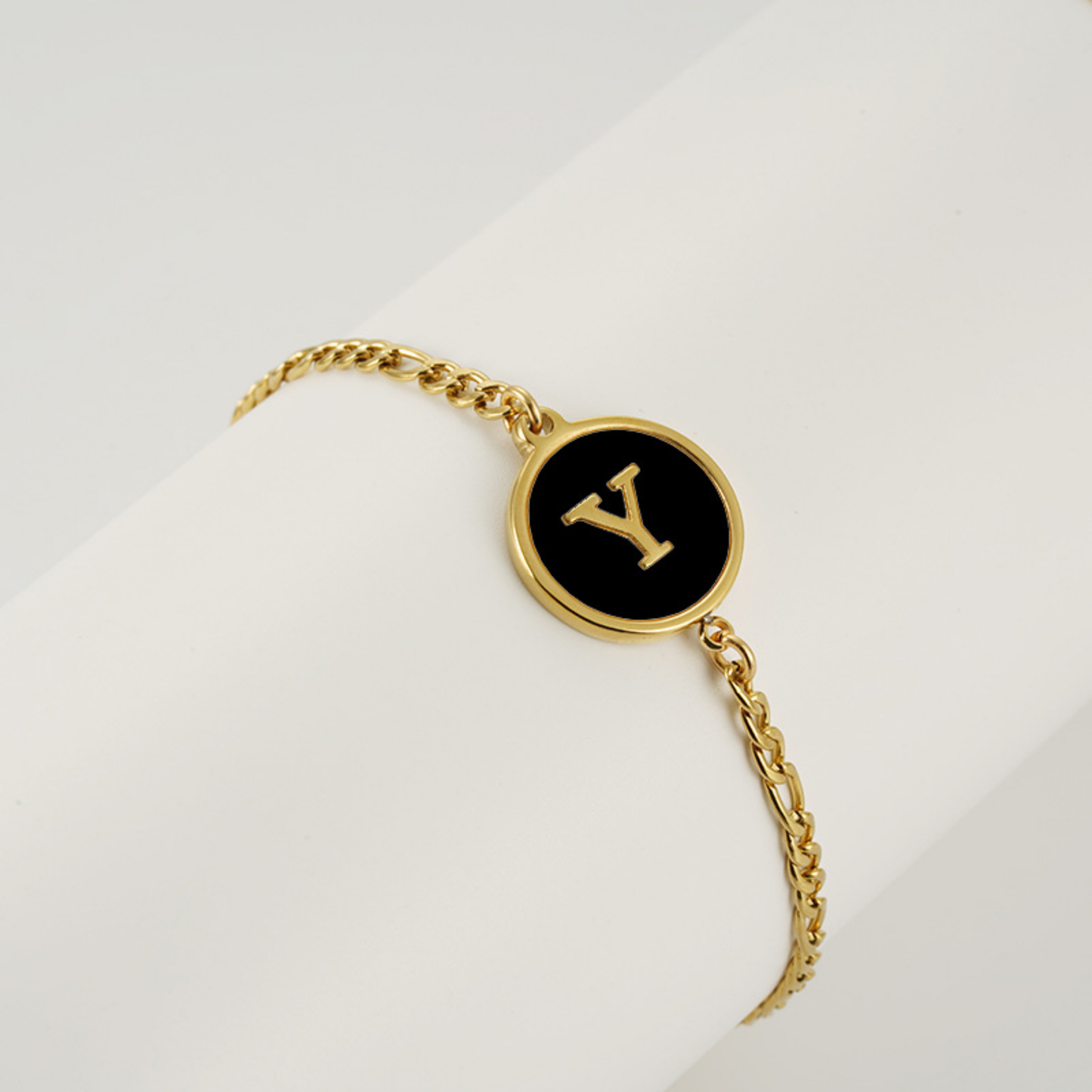 RICCARDI - "Chic Vintage Initial" BRACELET