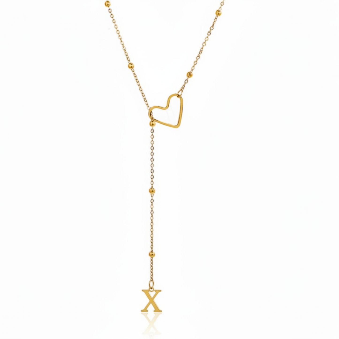 Initial Necklace "In Love"