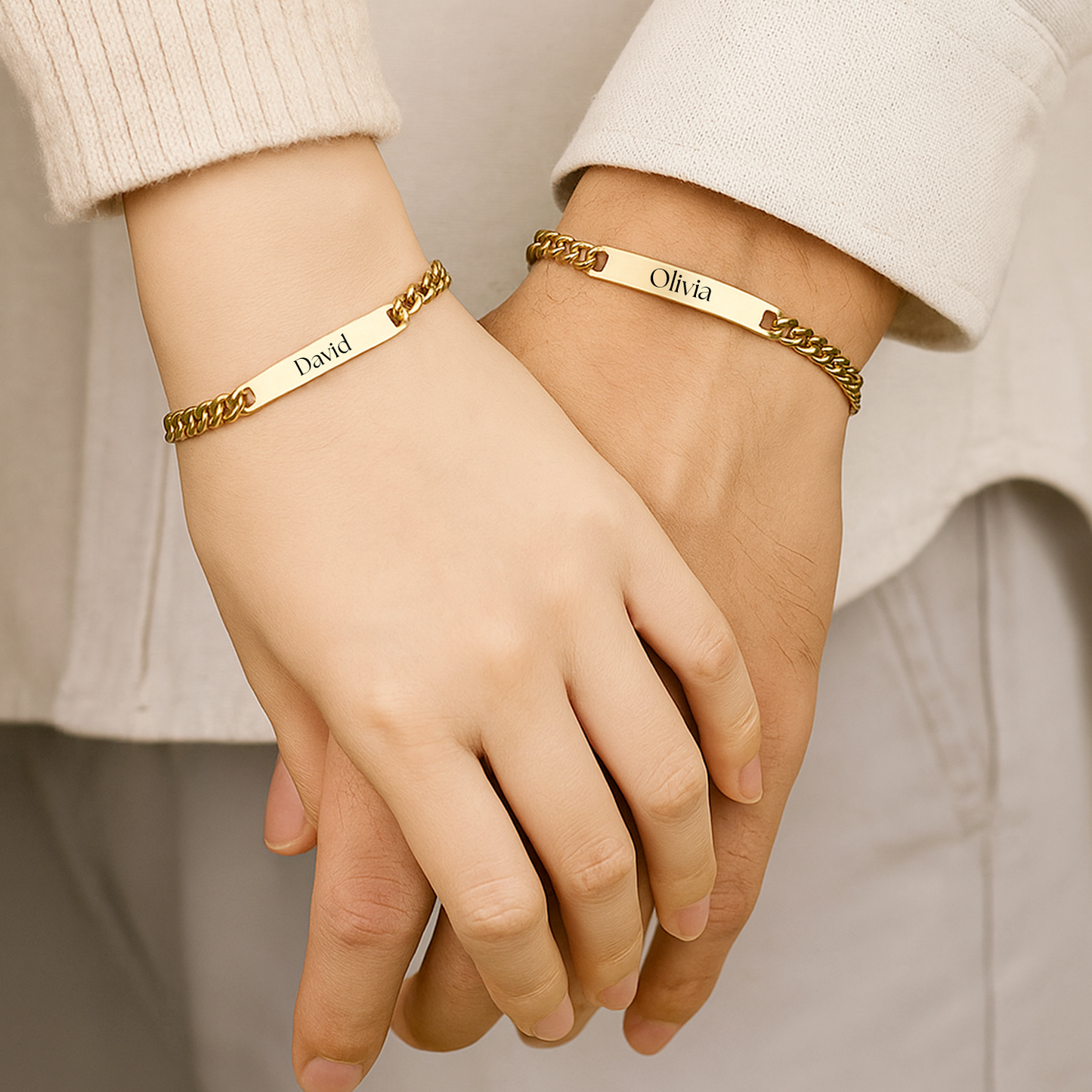 RICCARDI - "Love Locked" CUSTOM MATCHING BRACELETS SET