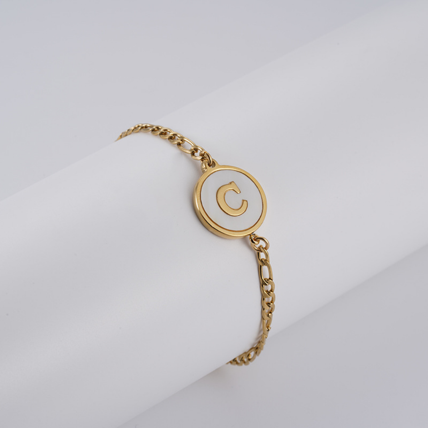 RICCARDI - "Chic Vintage Initial" BRACELET