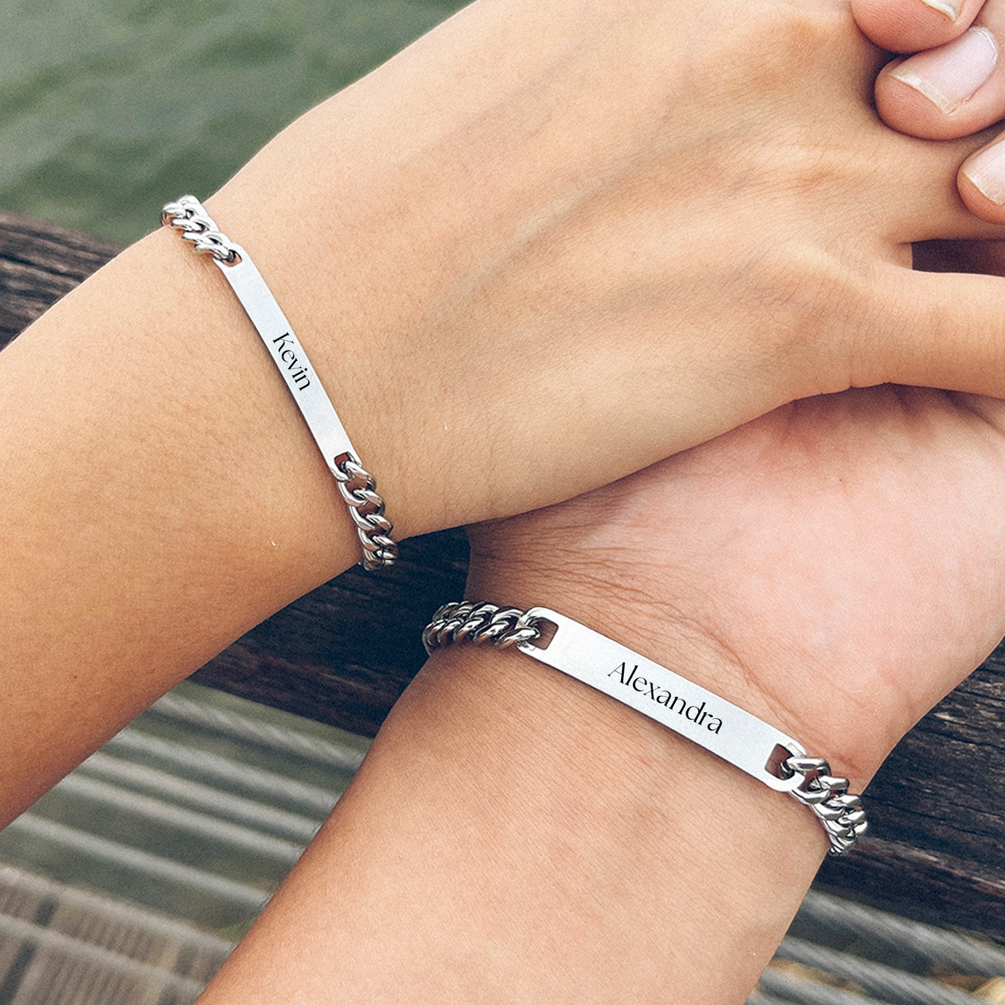 RICCARDI - "Love Locked" CUSTOM MATCHING BRACELETS SET