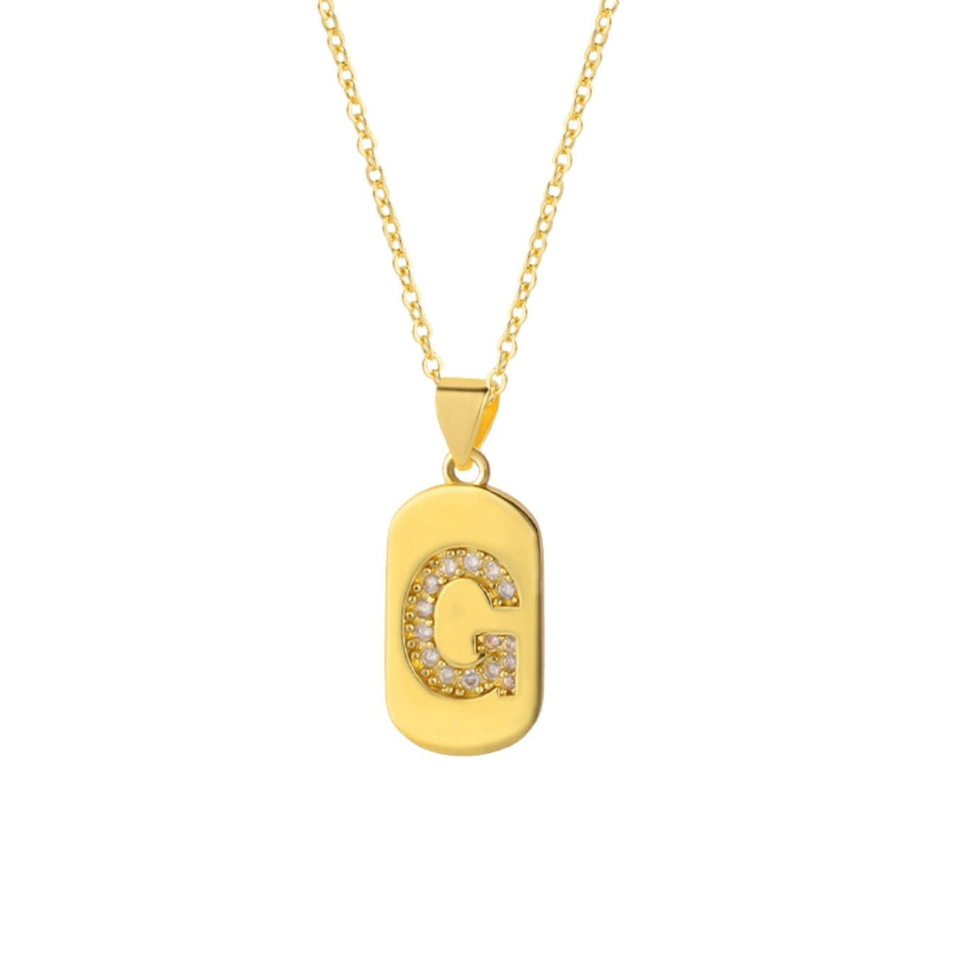 Initial Necklace "Glow"