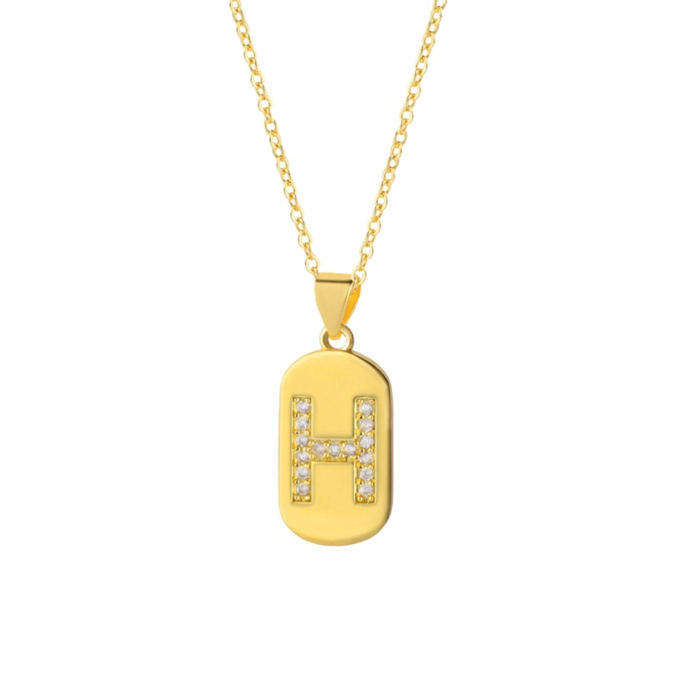 Initial Necklace "Glow"