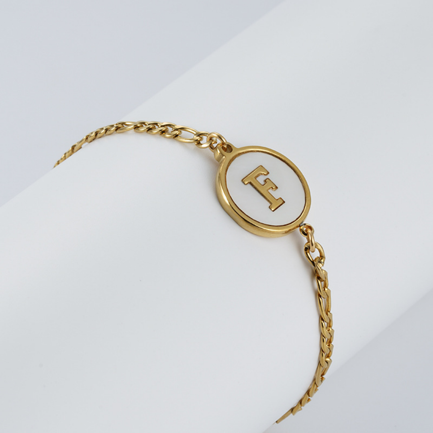 RICCARDI - "Chic Vintage Initial" BRACELET