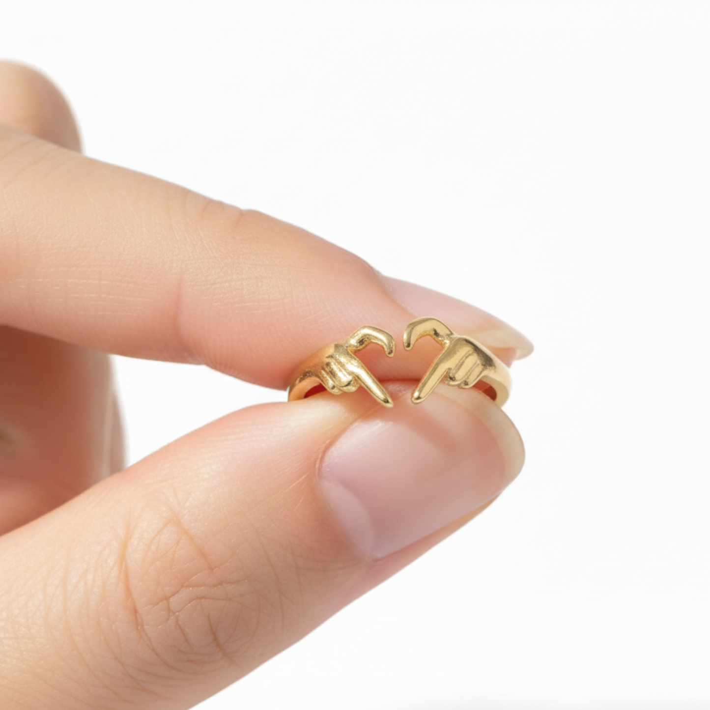 RICCARDI - "Sign of Love" ADJUSTABLE RING