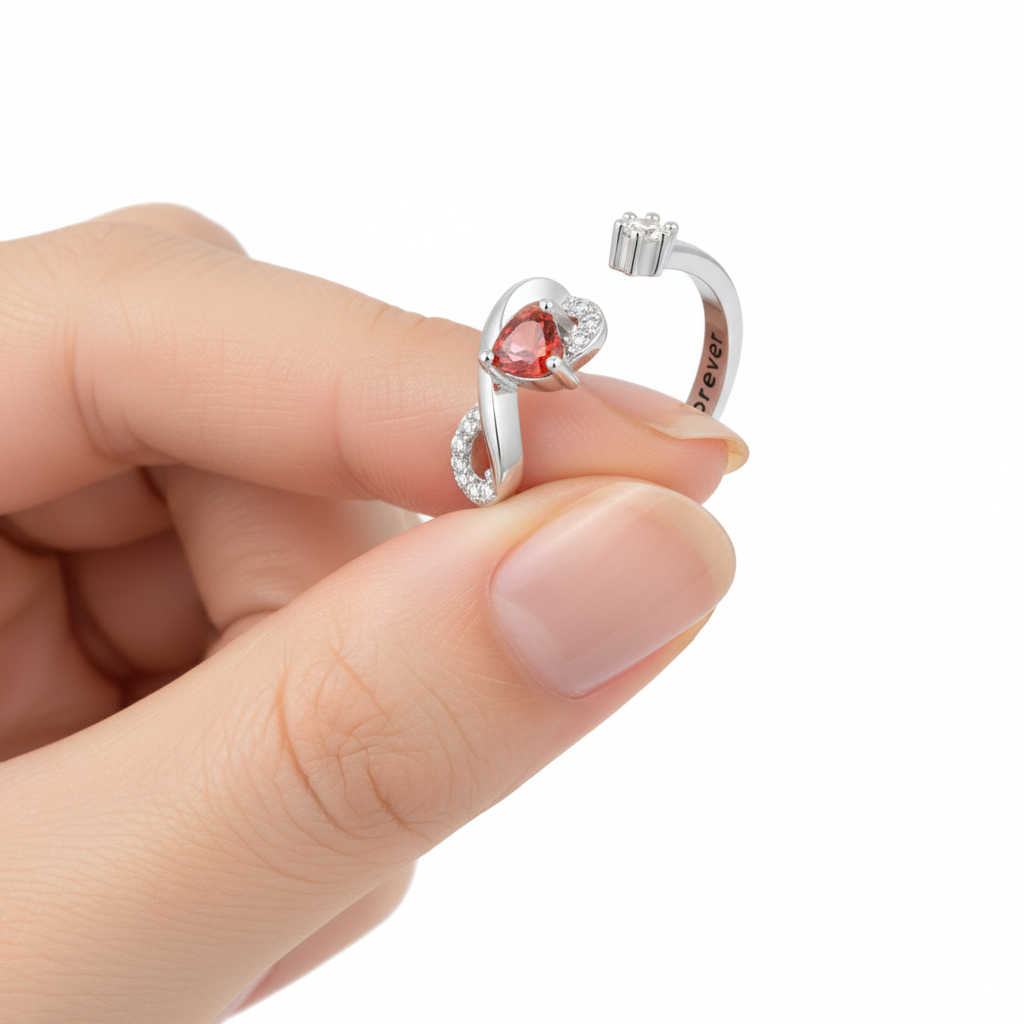 RICCARDI - "Infinity Diamond" ADJUSTABLE RING