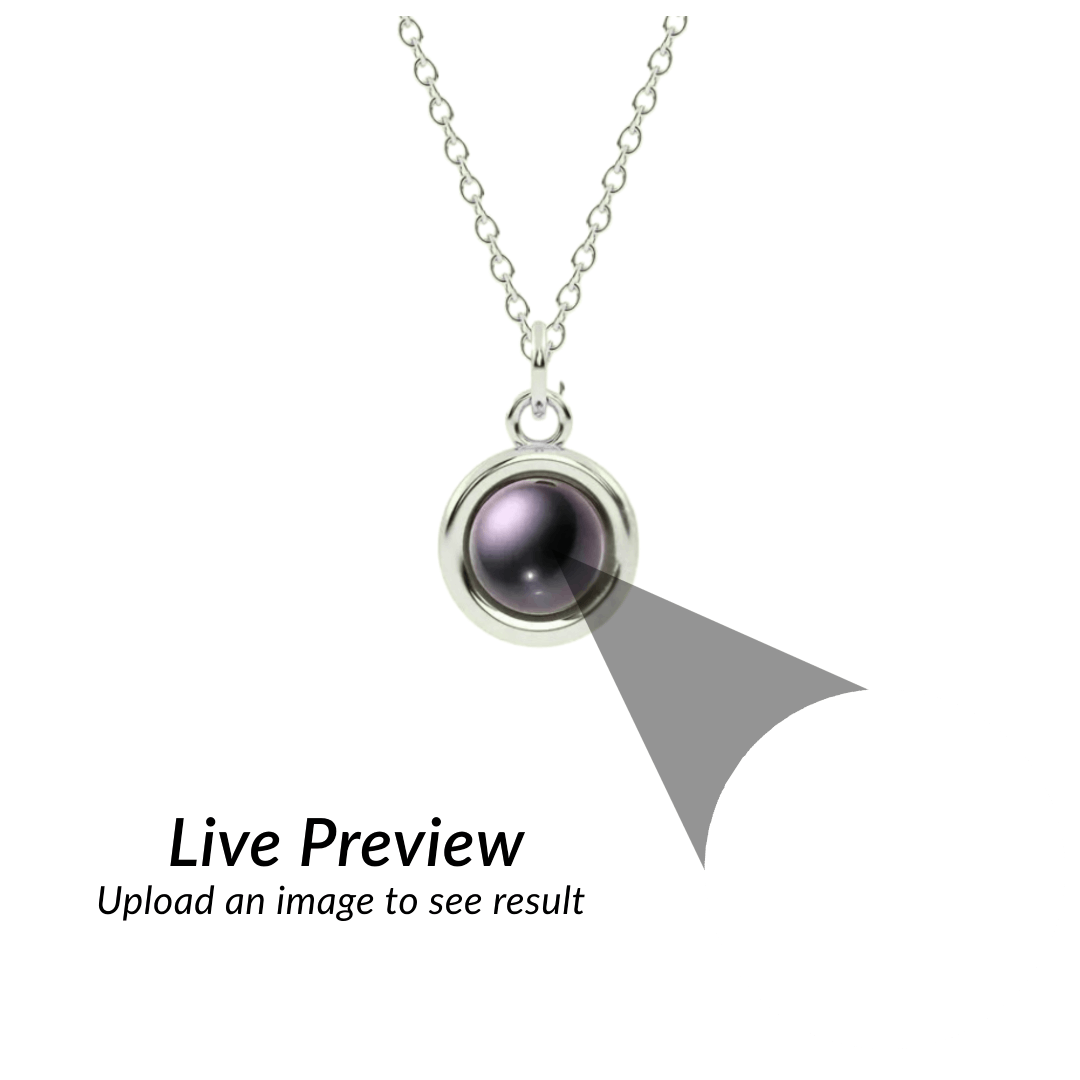 RICCARDI - "Timeless Love Pendant" PROJECTION NECKLACE