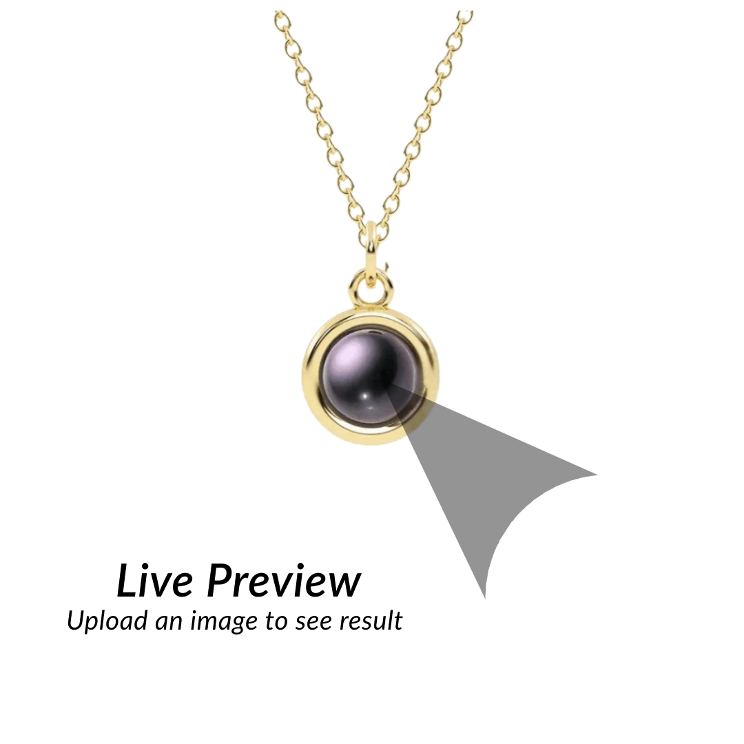 RICCARDI - "Timeless Love Pendant" PROJECTION NECKLACE