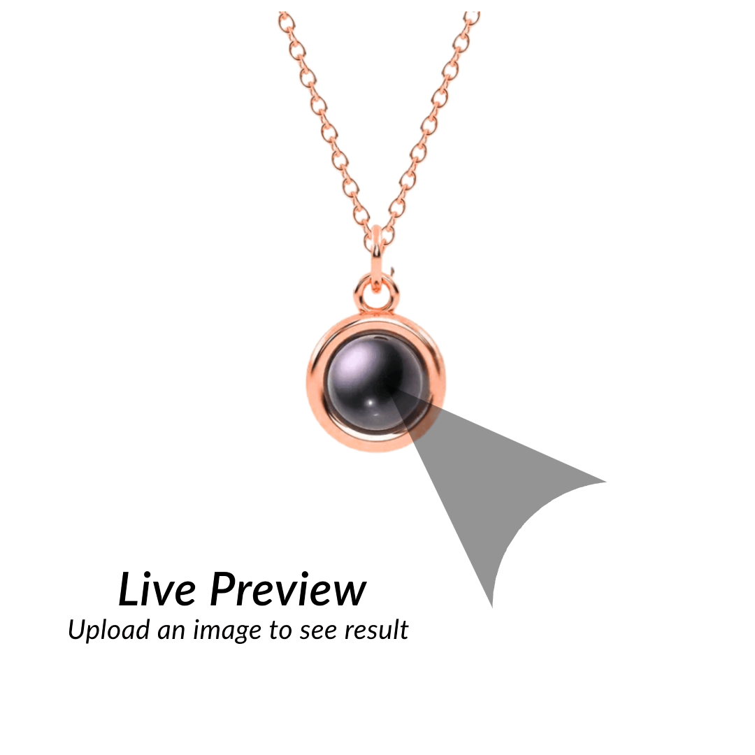 RICCARDI - "Timeless Love Pendant" PROJECTION NECKLACE