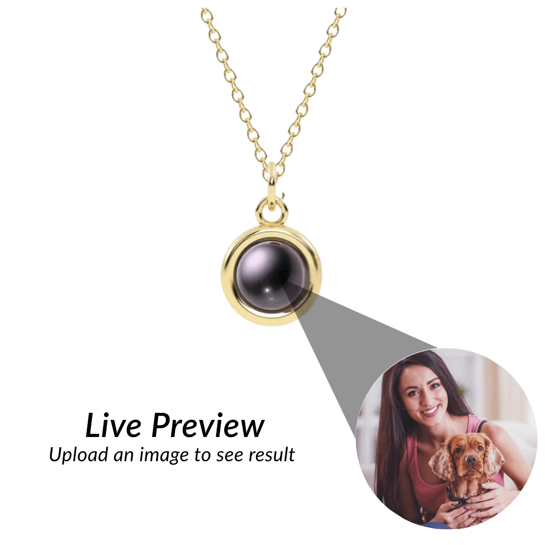 RICCARDI - "Timeless Love Pendant" PROJECTION NECKLACE