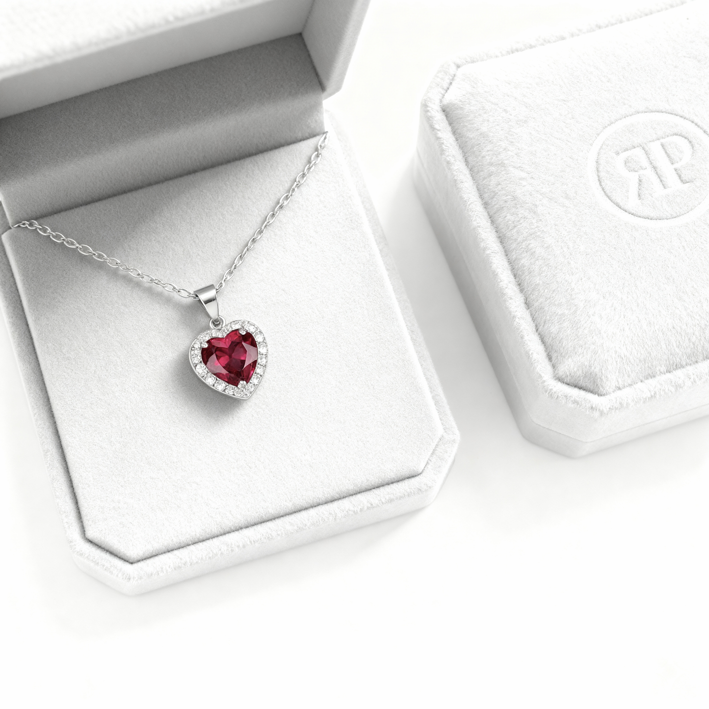 RICCARDI - "Red Radiance" NECKLACE