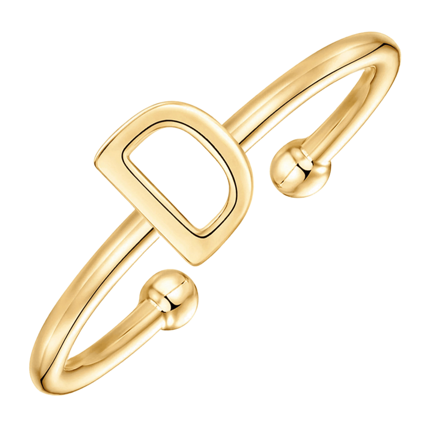 RICCARDI - BAGUE AJUSTABLE "Initial Chic" - Riccardi
