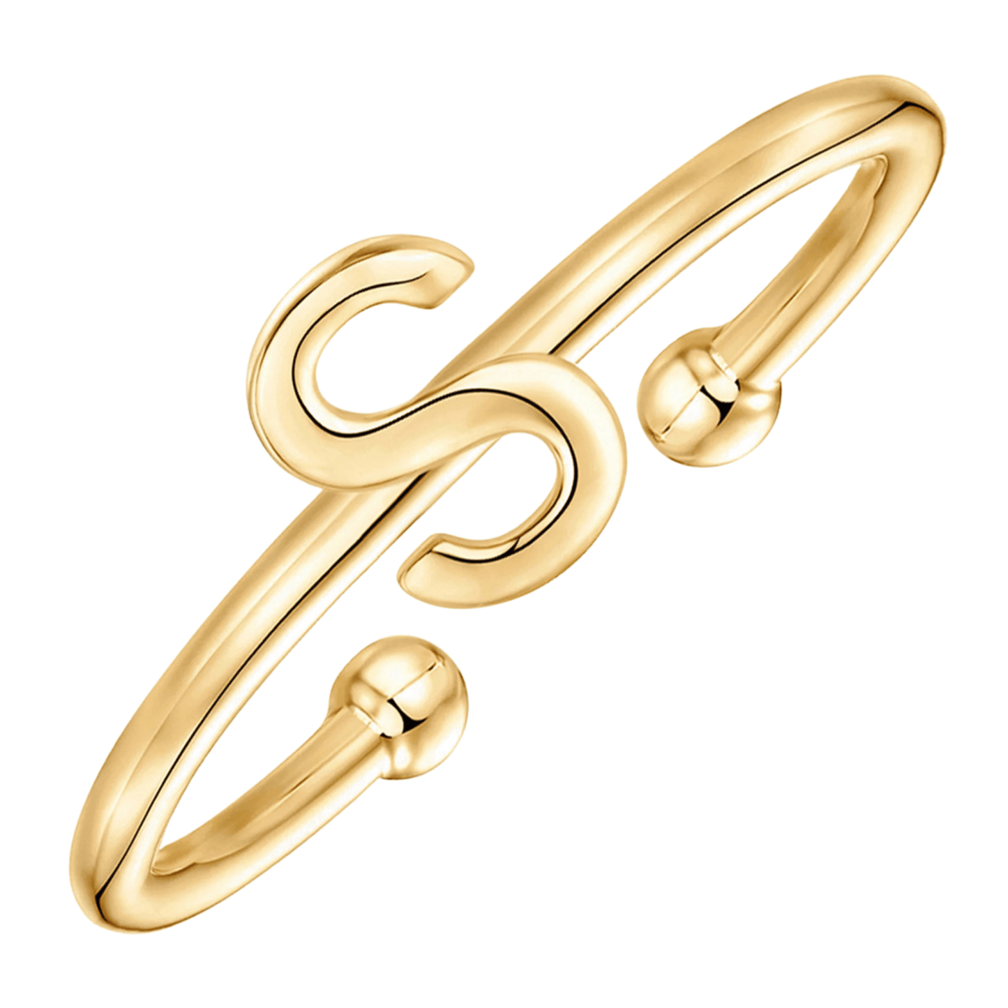 RICCARDI - BAGUE AJUSTABLE "Initial Chic" - Riccardi